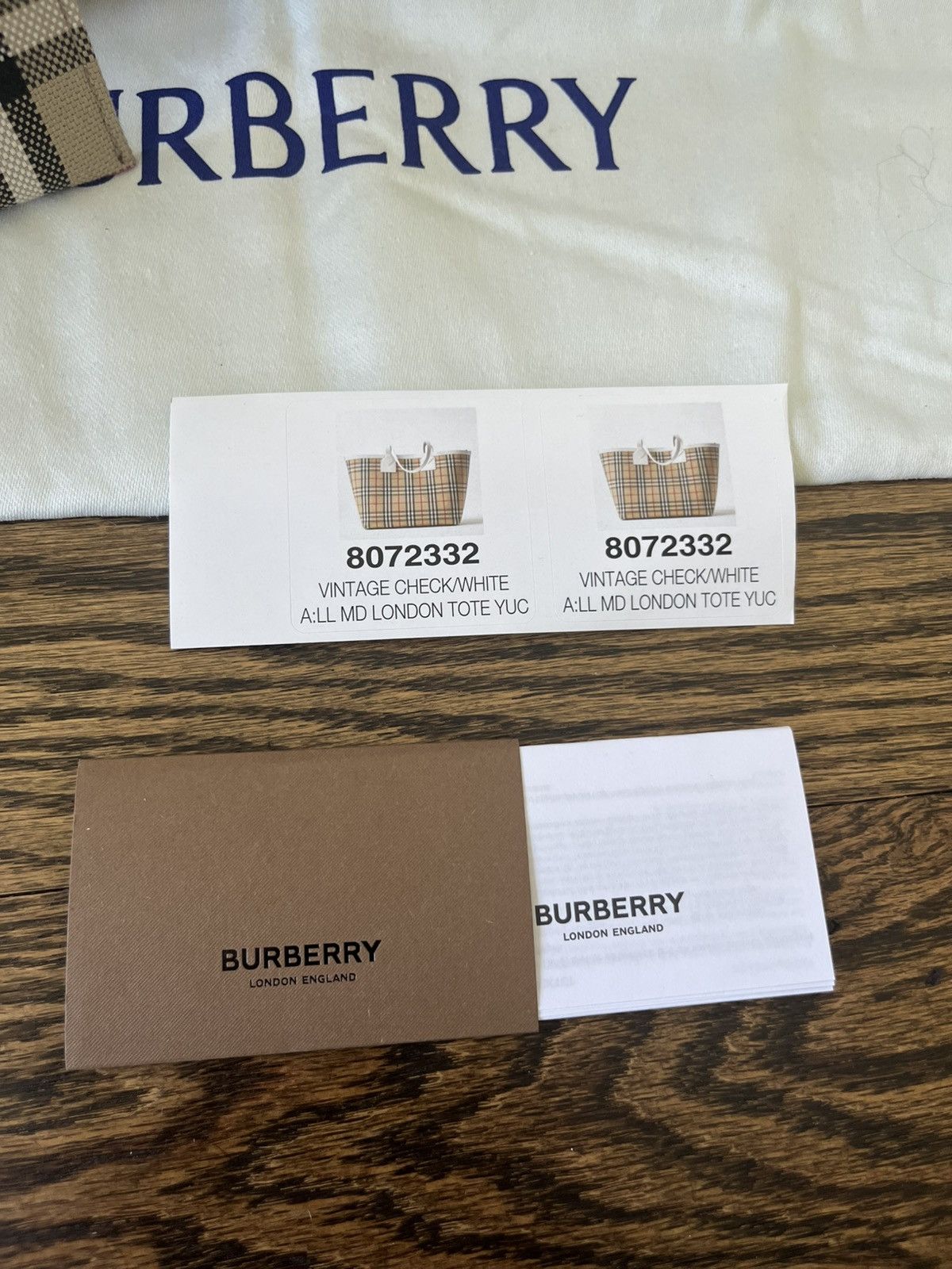 Burberry Burberry Medium London Tote Bag Size ONE SIZE - 21 Thumbnail