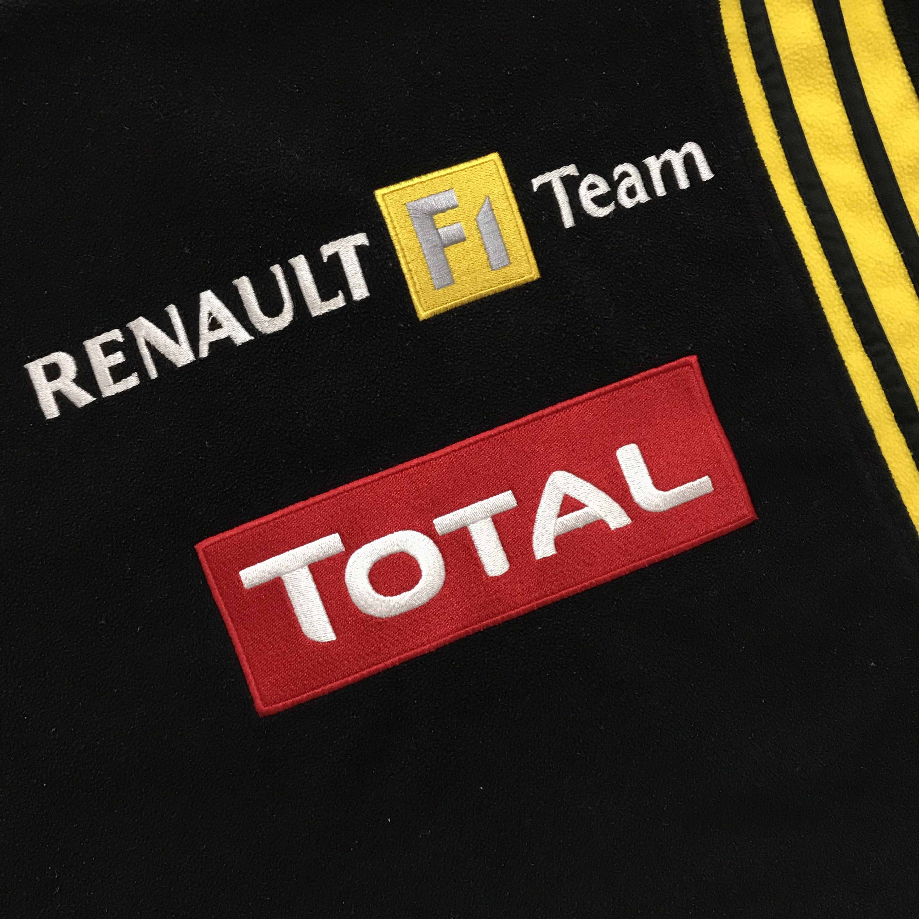 Formula 1 RENAULT F1 Team Total Vintage Fleece Jacket Rare Racing Size US M / EU 48-50 / 2 - 5 Thumbnail