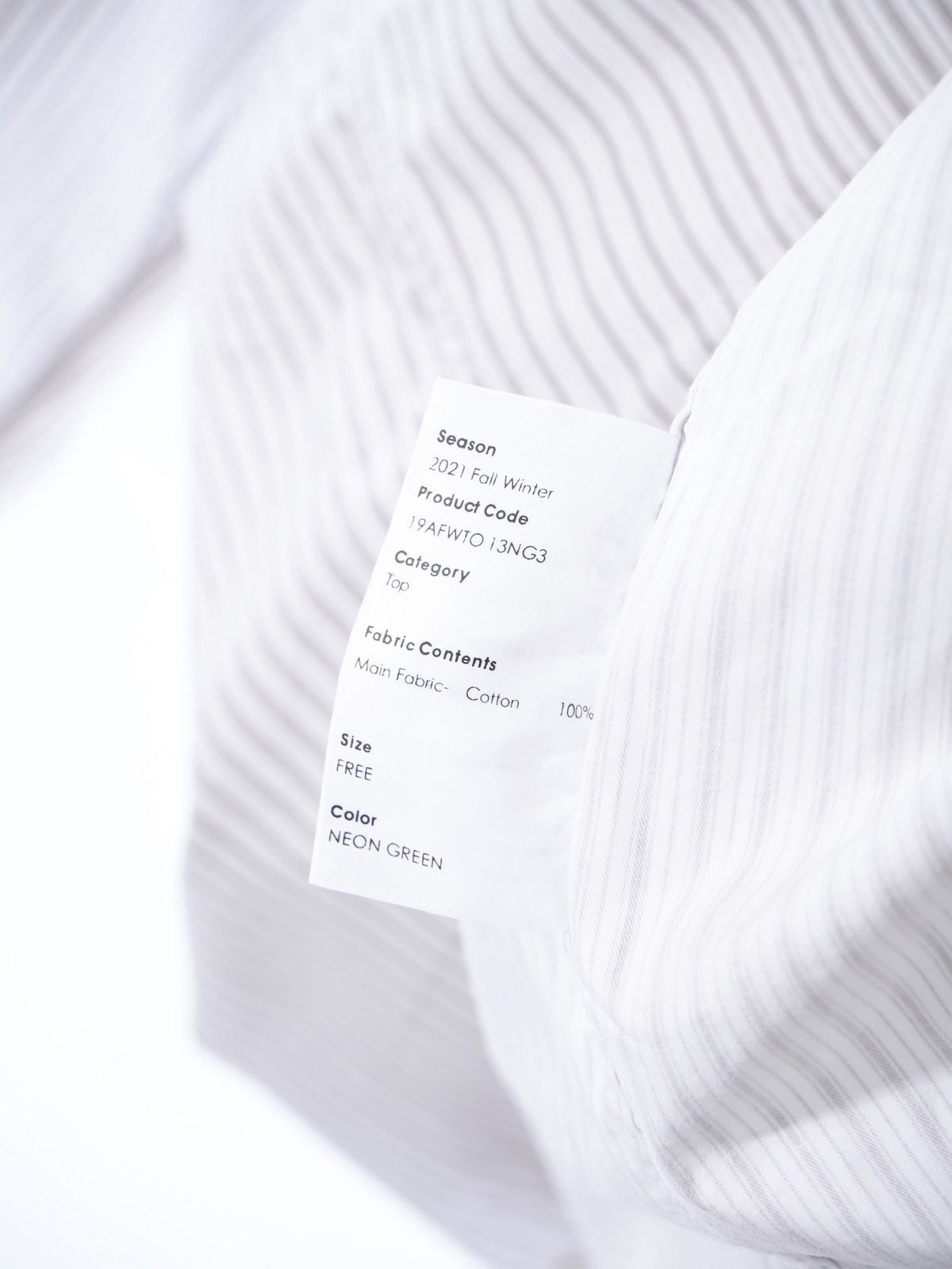 Ader Error ADER ERROR Blue Striped Shirt long sleeve Size US L / EU 52-54 / 3 - 6 Thumbnail