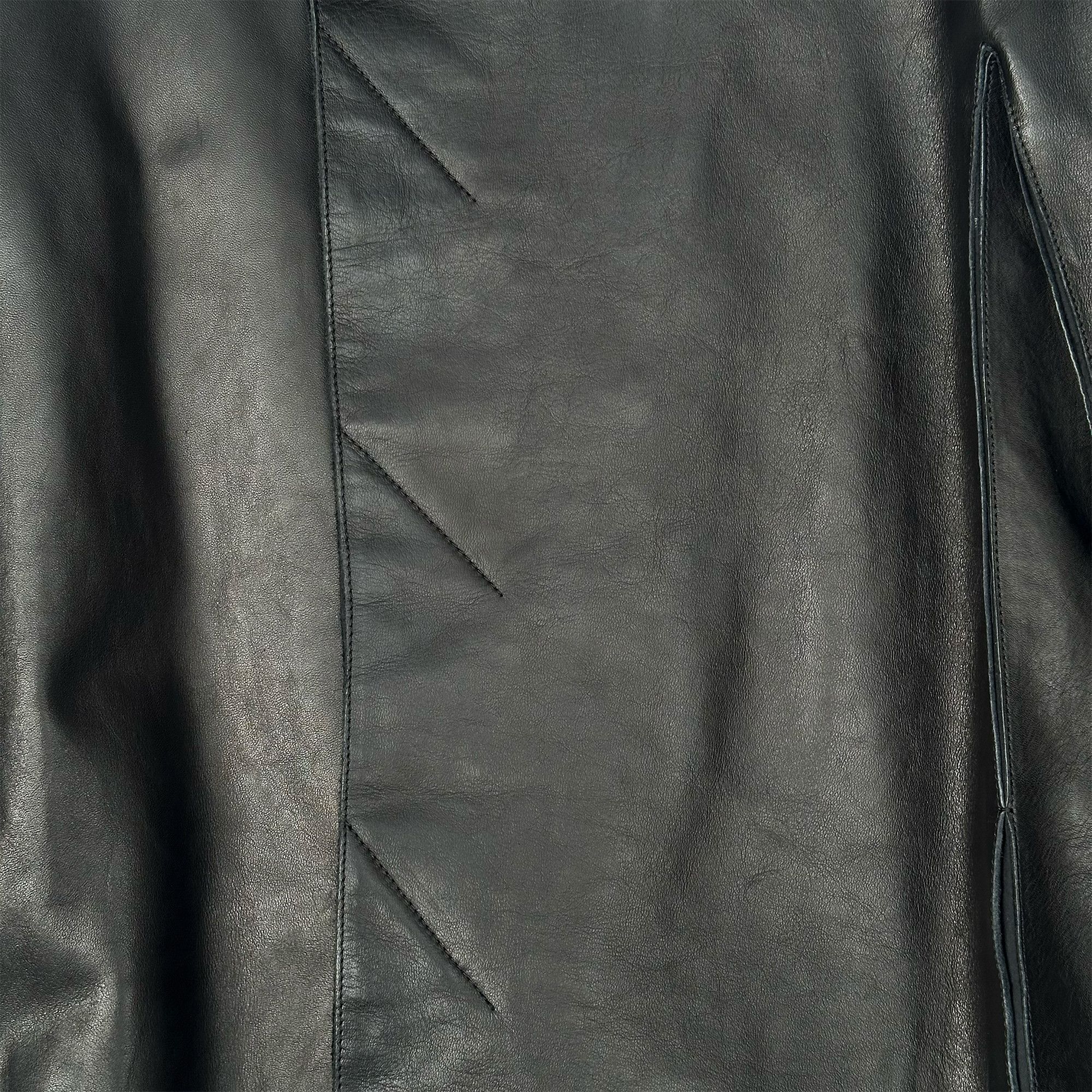 Y/Project Asymmetrical Horse Leather Jacket Size US M / EU 48-50 / 2 - 4 Thumbnail
