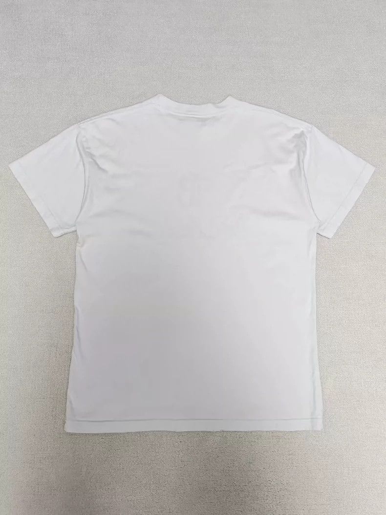 Balenciaga Balenciaga Embroidered Logo Washed Short Sleeve T-Shirt 250 Size US S / EU 44-46 / 1 - 2 Thumbnail