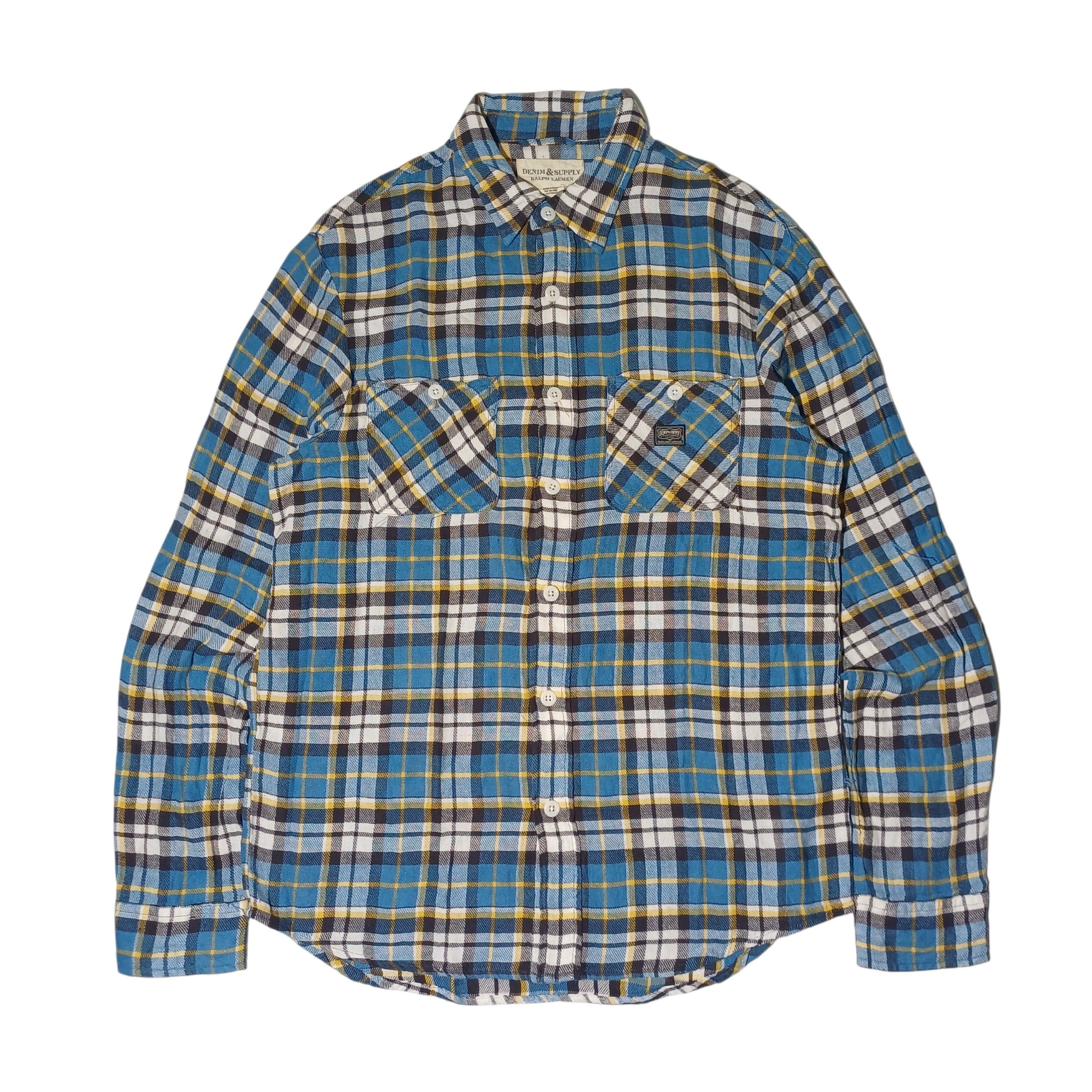 Denim & Supply Ralph Lauren Denim & Supply Lightweight Plaid Flannel Size US M / EU 48-50 / 2 - 1 Thumbnail