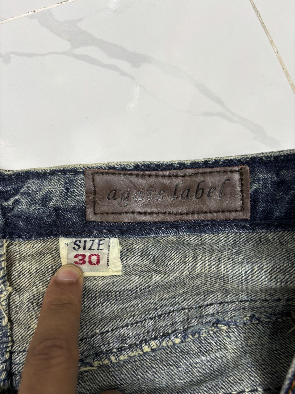 Kapital FLARE JEANS AGATE LABEL PATCHES PUNK DISTRESSED DENIM Size US 30 / EU 46 - 9 Thumbnail