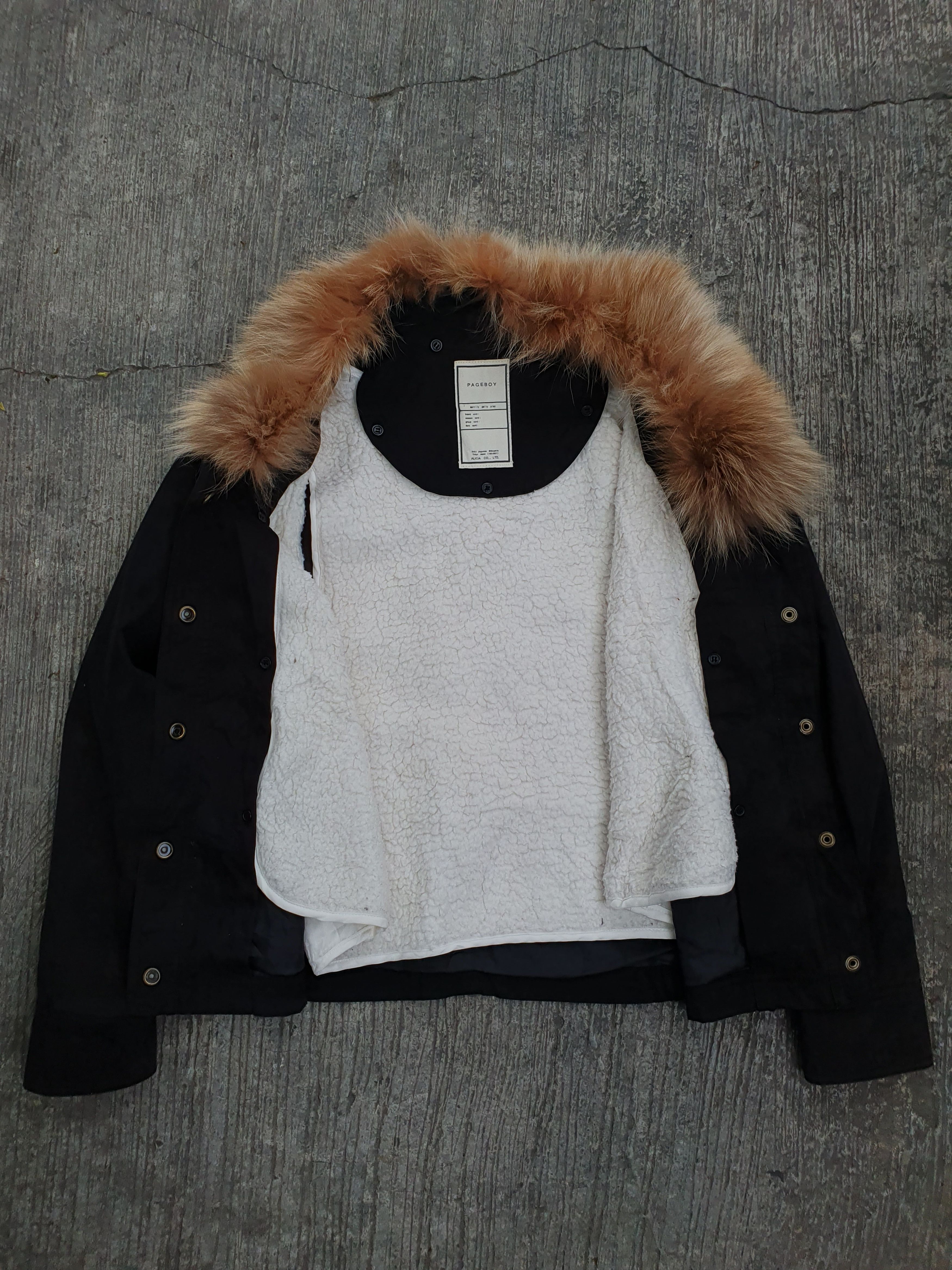 If Six Was Nine Fox Fur Collar Military Jacket Size US S / EU 44-46 / 1 - 5 Thumbnail