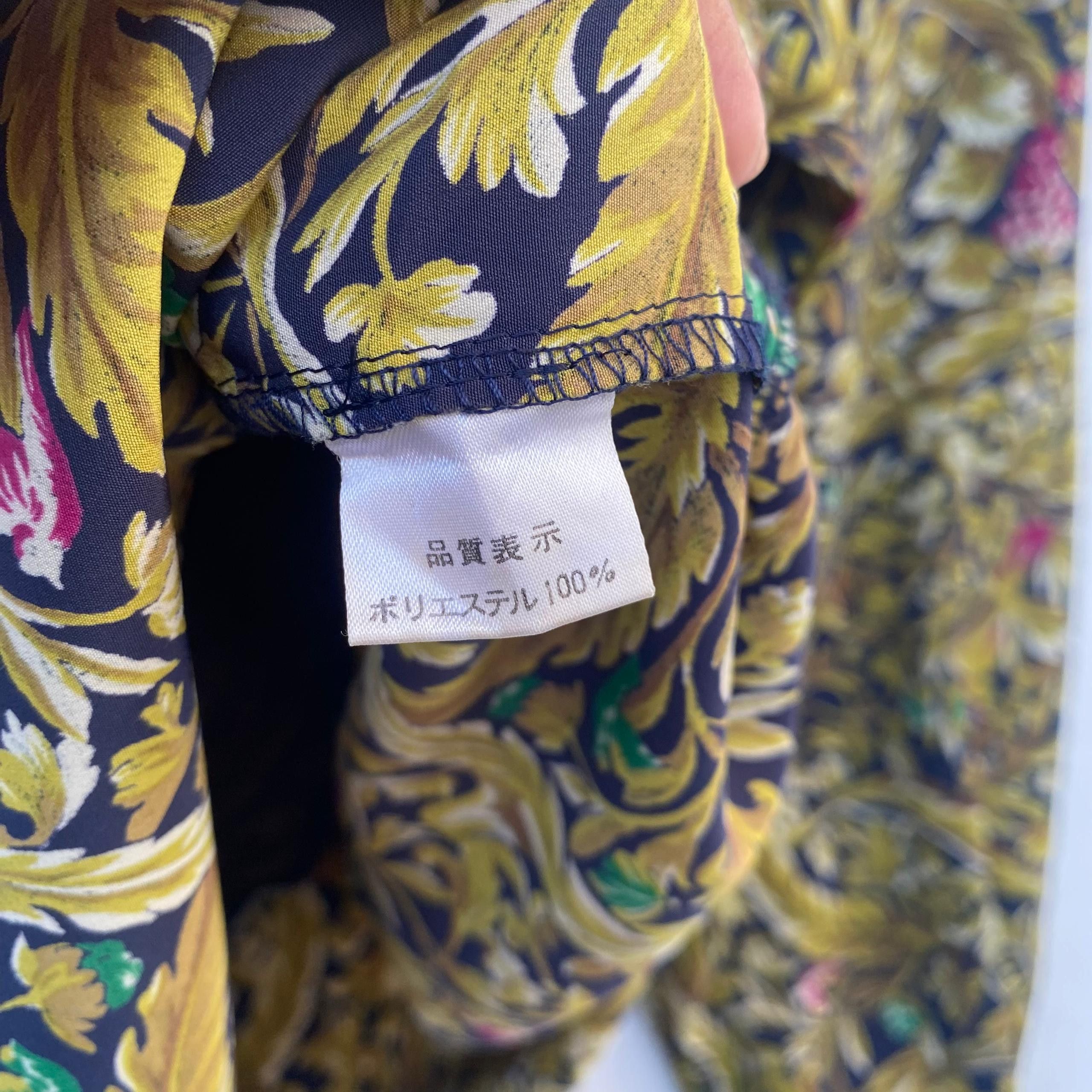 Vintage VINTAGE WOMEN BLOUSE COLLARED EXTRA LARGE FLORAL LEAVES ART Size XL / US 12-14 / IT 48-50 - 5 Thumbnail