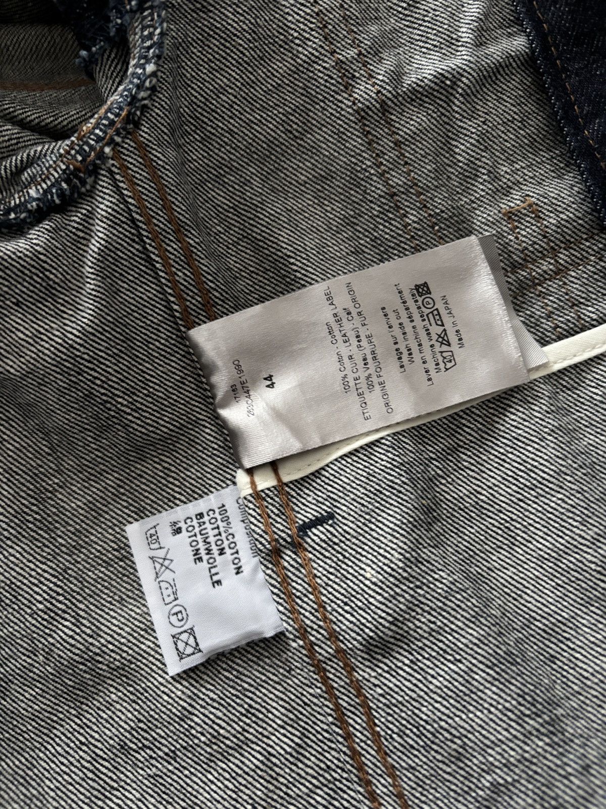 Dior Dior Homme Heavy Denim Jacket Size US S / EU 44-46 / 1 - 4 Thumbnail