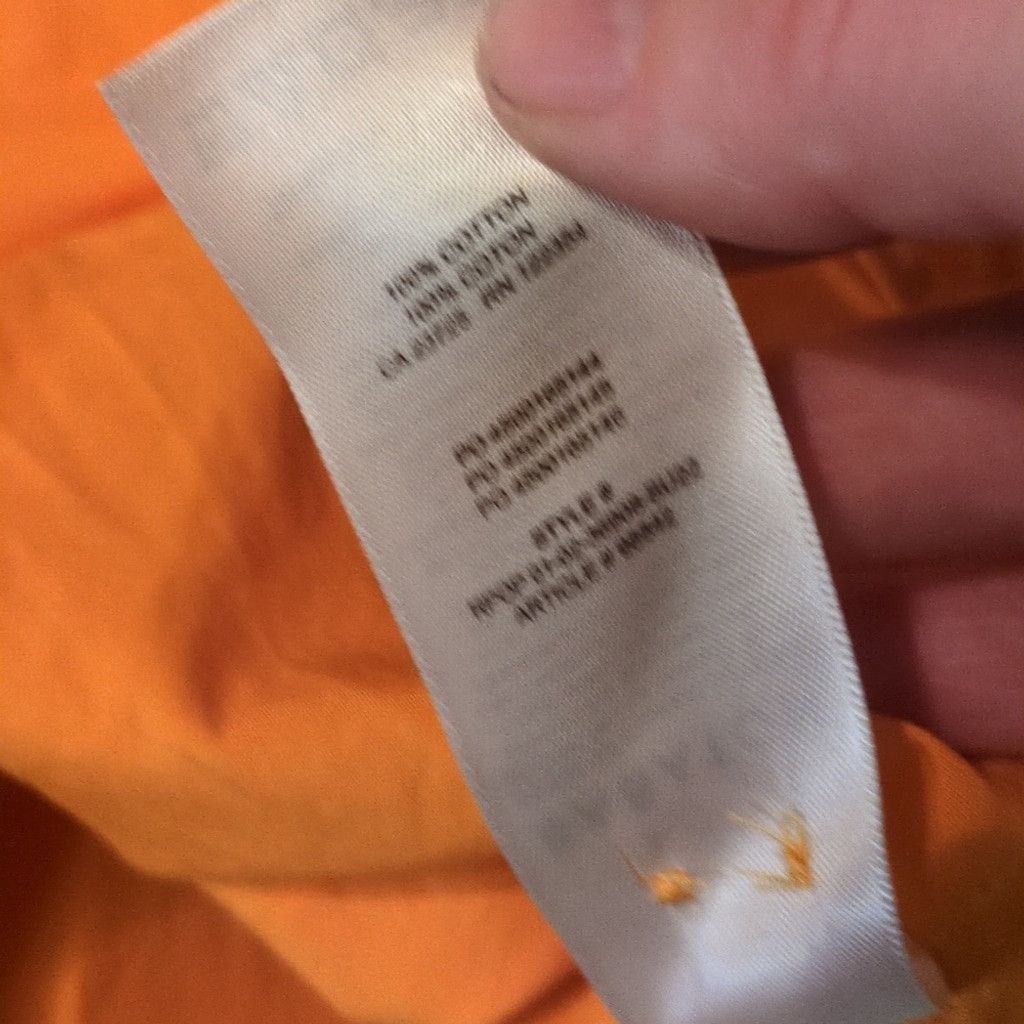 Other Babaton Oversized Orange Button Down Long Sleeve Shirt Med Size M / US 6-8 / IT 42-44 - 5 Thumbnail