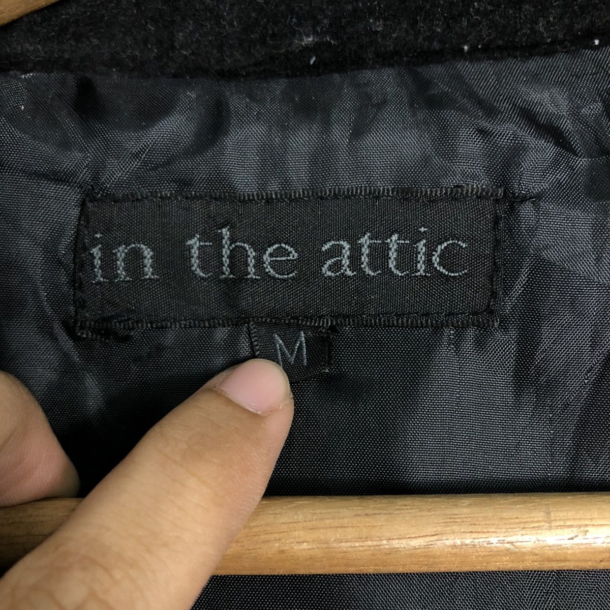 In The Attic 🔥RICH BLACK PUNK DESIGN BIKER JACKET BUTTON IN THE ATTIC Size US M / EU 48-50 / 2 - 22 Thumbnail