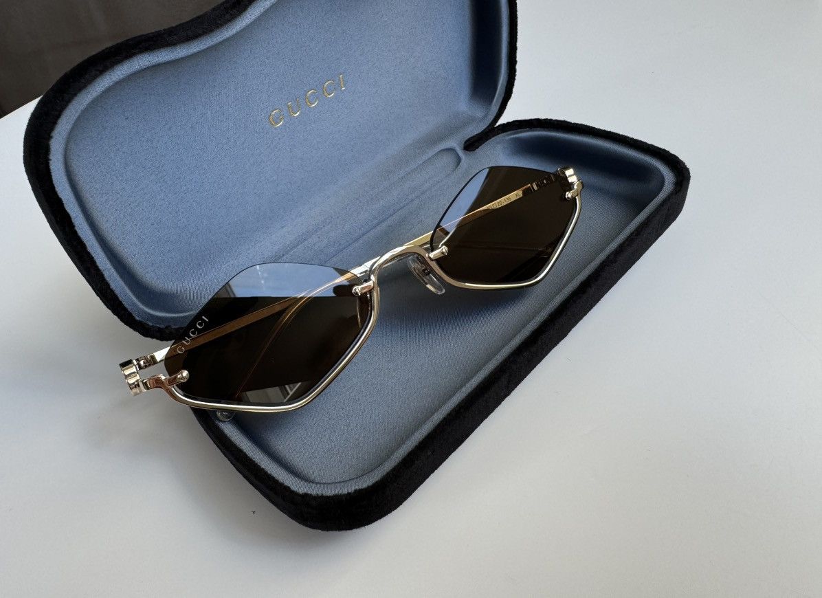 Gucci × Vintage Gucci sunglasses GG1604S 002 Made in Italy New Collection Size ONE SIZE - 1 Thumbnail