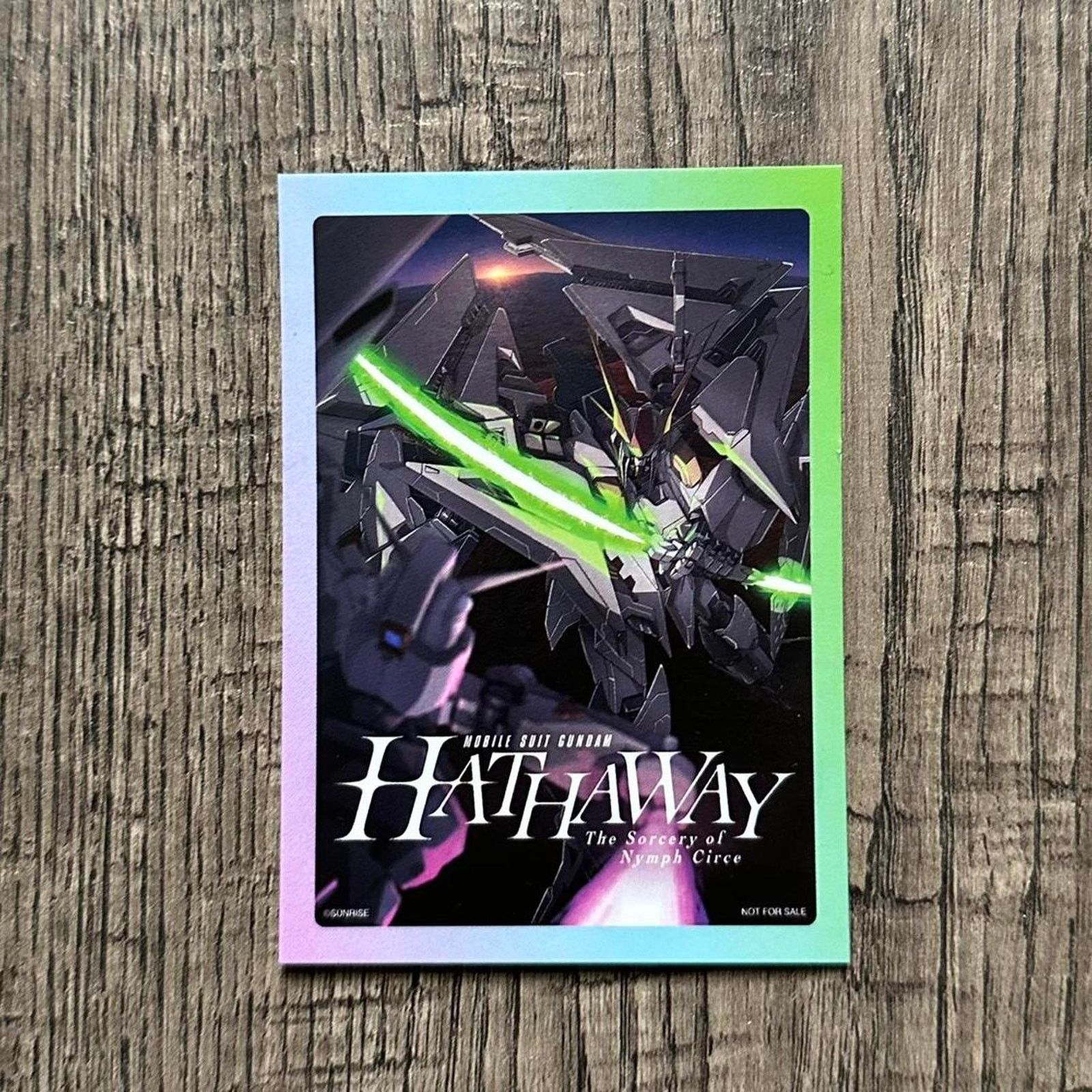 Japanese Brand × Other Mobile Suit Gundam Hathaway Nymph Circe Movie Collector Card Size ONE SIZE - 3 Thumbnail