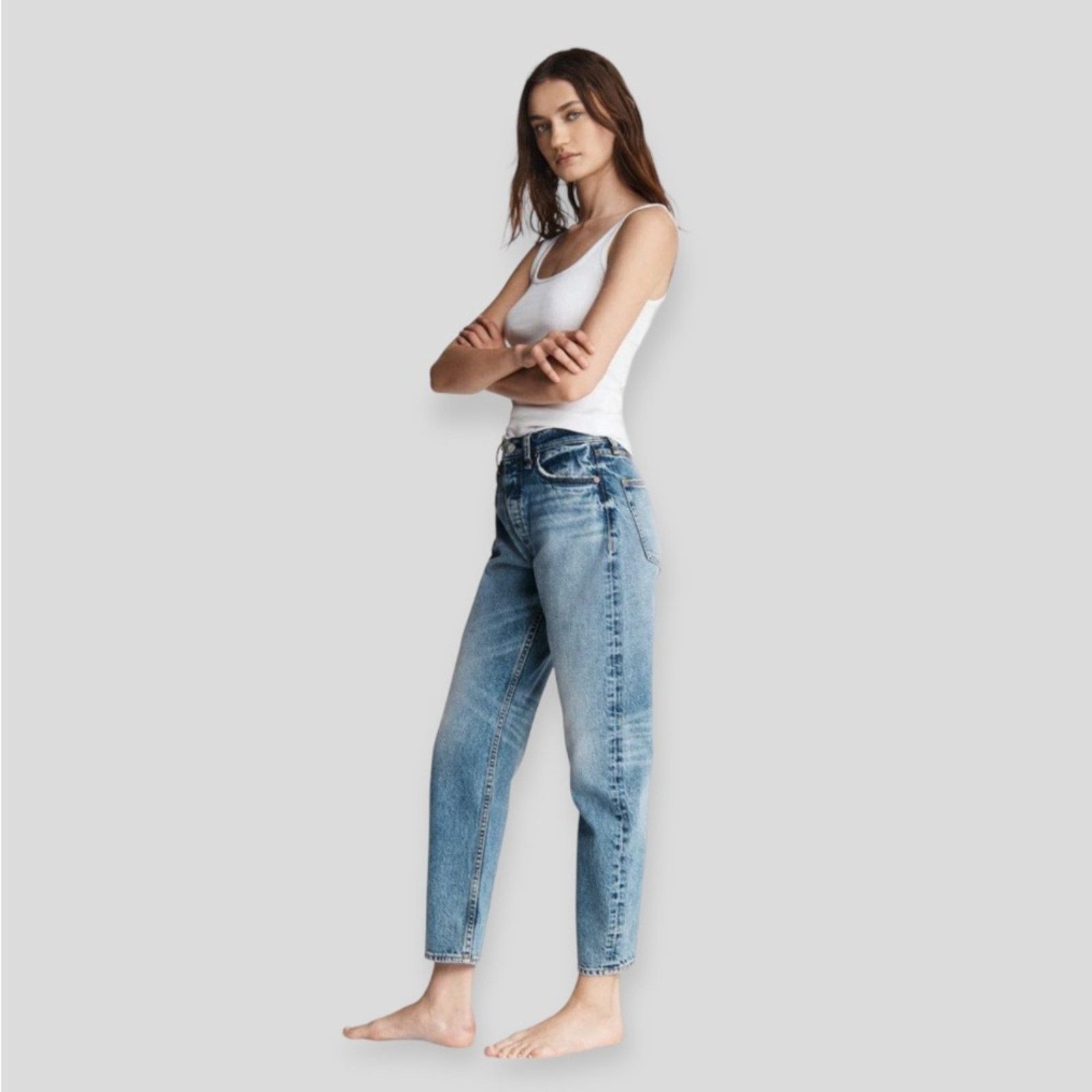 Rag & Bone Rag & Bone Ryan Norwalk High-Rise Blue Jeans - Size 23 Size 24" / US 00 / IT 34 - 6 Thumbnail