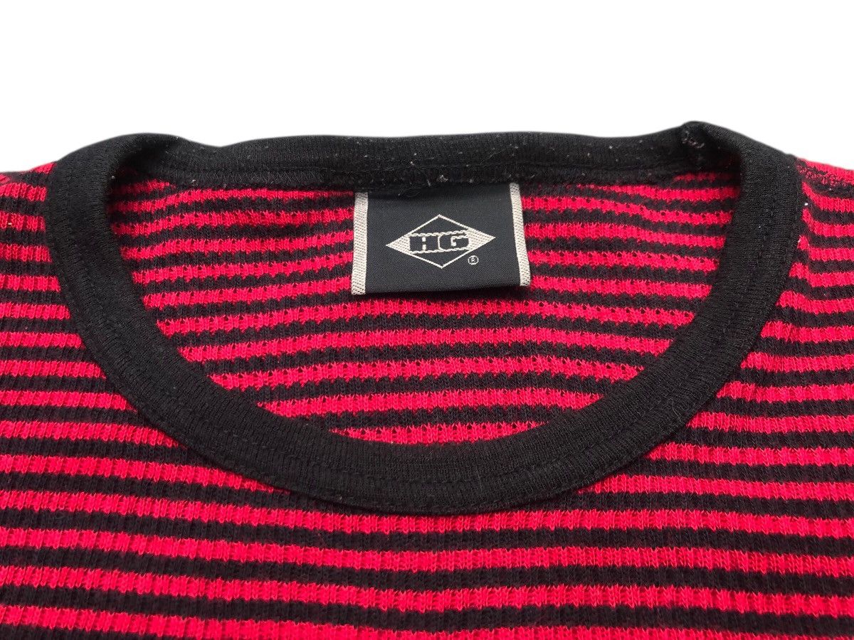 Hysteric Glamour 🔥Vintage HYSTERIC GLAMOUR Stripes Grunge Longsleeve T-Shirt Size M / US 6-8 / IT 42-44 - 8 Thumbnail
