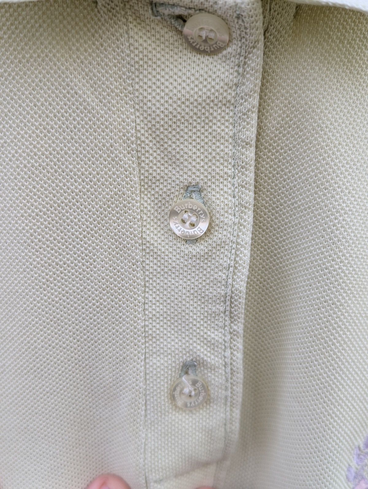 Burberry Burberrys Polo Shirt Short Sleeve Embroidered Logo Size L / US 10 / IT 46 - 7 Thumbnail