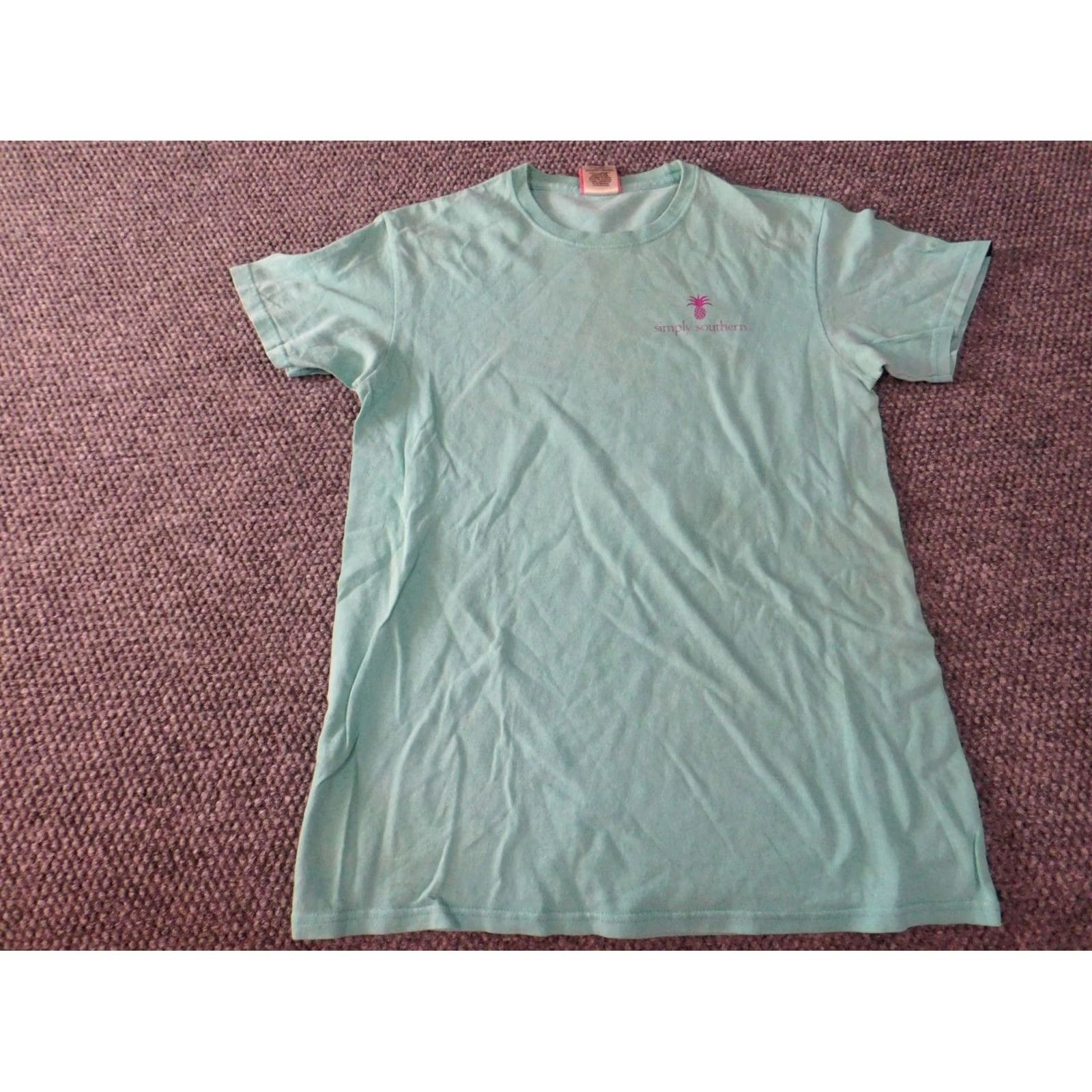Vintage Simply Southern Shirt S Men Blue Logo Graphic Pineapple Classic T-Shirt Crew Neck Short Sleeve Cotton Knit Logo Vintage No Size US S / EU 44-46 / 1 - 3 Thumbnail