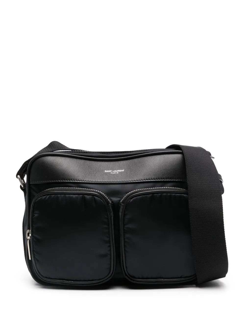 Saint Laurent Paris o1b1hav110425 Size: OS / City New Camera Nylon Bag in Black Size ONE SIZE - 2 Thumbnail