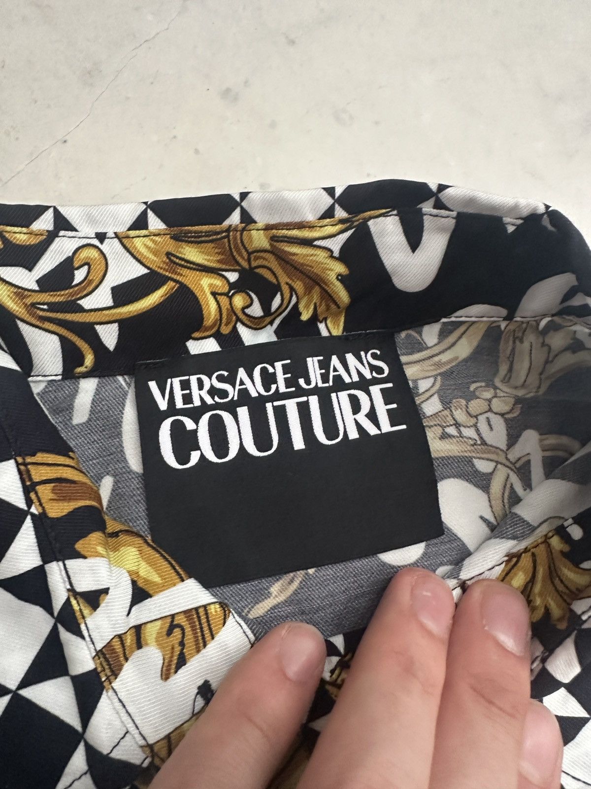 Versace × Versace Jeans Couture Versace Jeans Couture viscose all over print shirt with tags Size M / US 6-8 / IT 42-44 - 12 Thumbnail