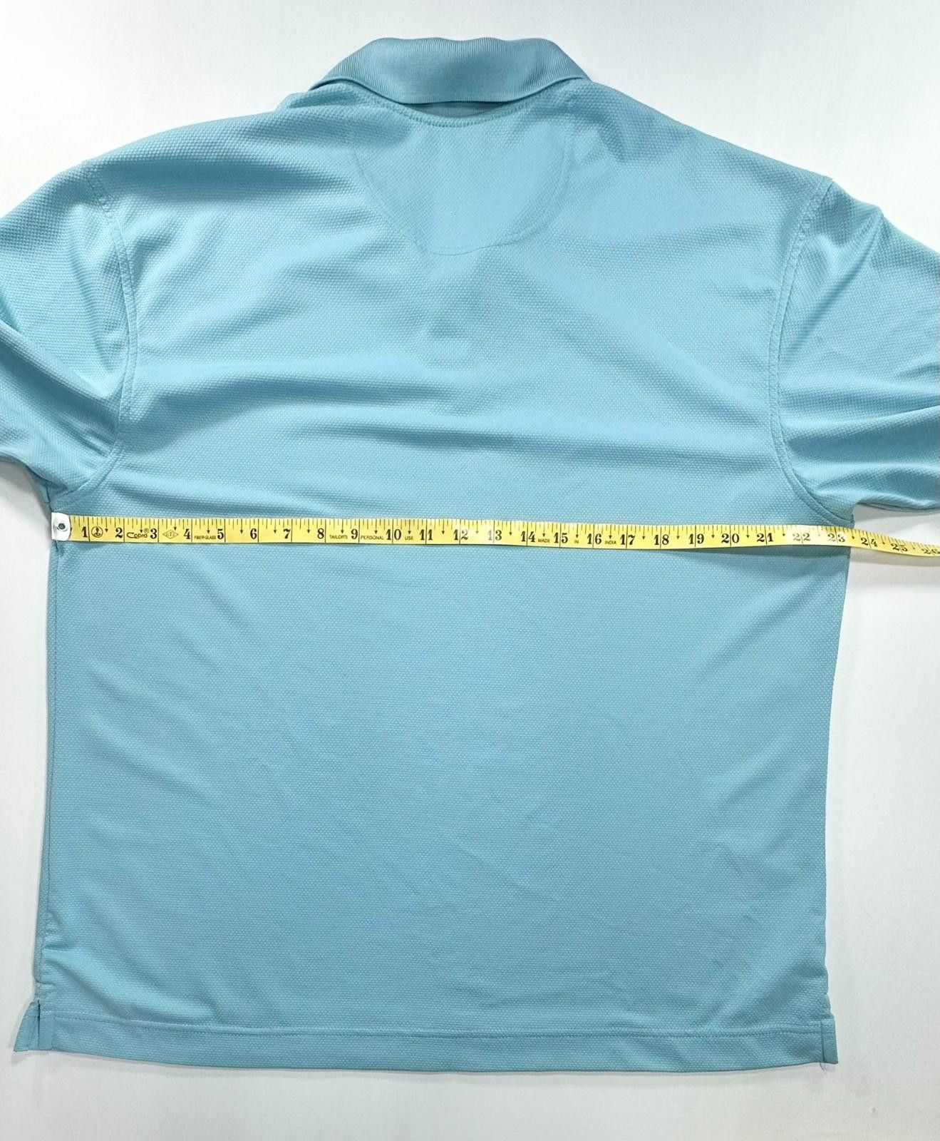 Dockers Dockers 1/4 Button Golf Polo Shirt Aqua Blue Mens L Size US L / EU 52-54 / 3 - 4 Thumbnail
