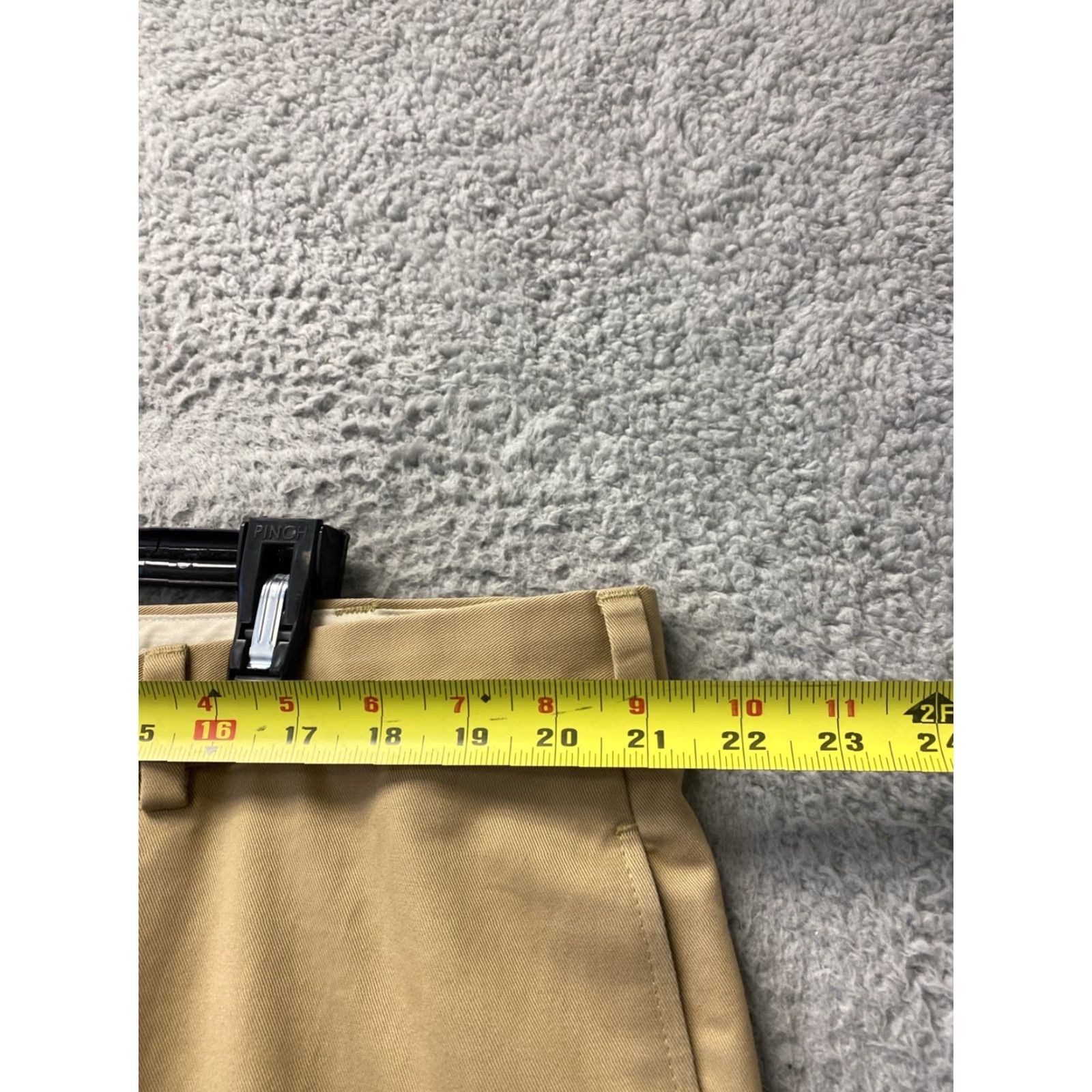 Brooks Brothers BROOKS BROTHERS Mens Clark Fit Cotton Chino Pants 42X30 Khaki Dark Ginger /154-4 Regular Mens Size US 42 / EU 58 - 3 Thumbnail