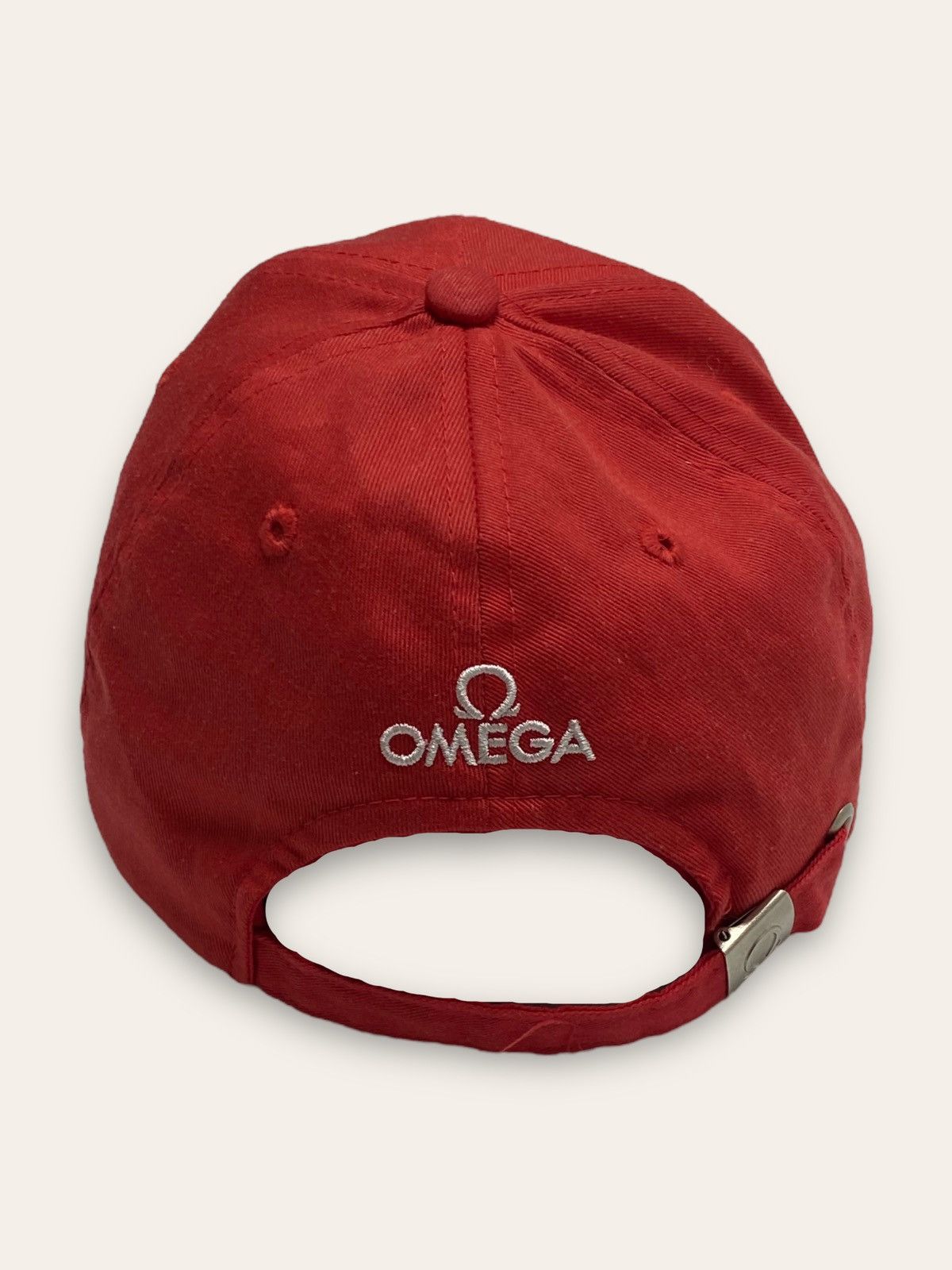Omega Vintage OMEGA WATCHES Red Big Logo Red Cap Y2K Size ONE SIZE - 3 Thumbnail