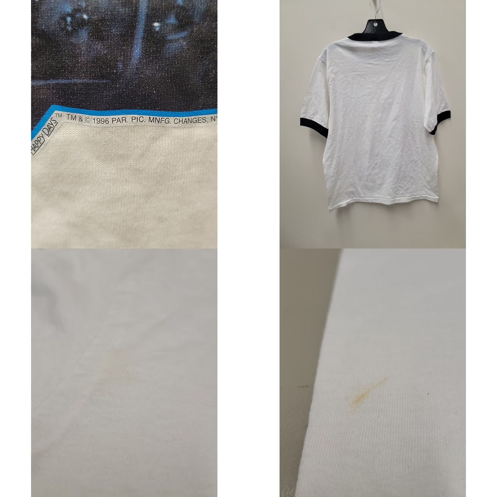 Changes VINTAGE Changes T-Shirt The Fonz Happy Days XL White Men Size XL Size US XL / EU 56 / 4 - 8 Thumbnail