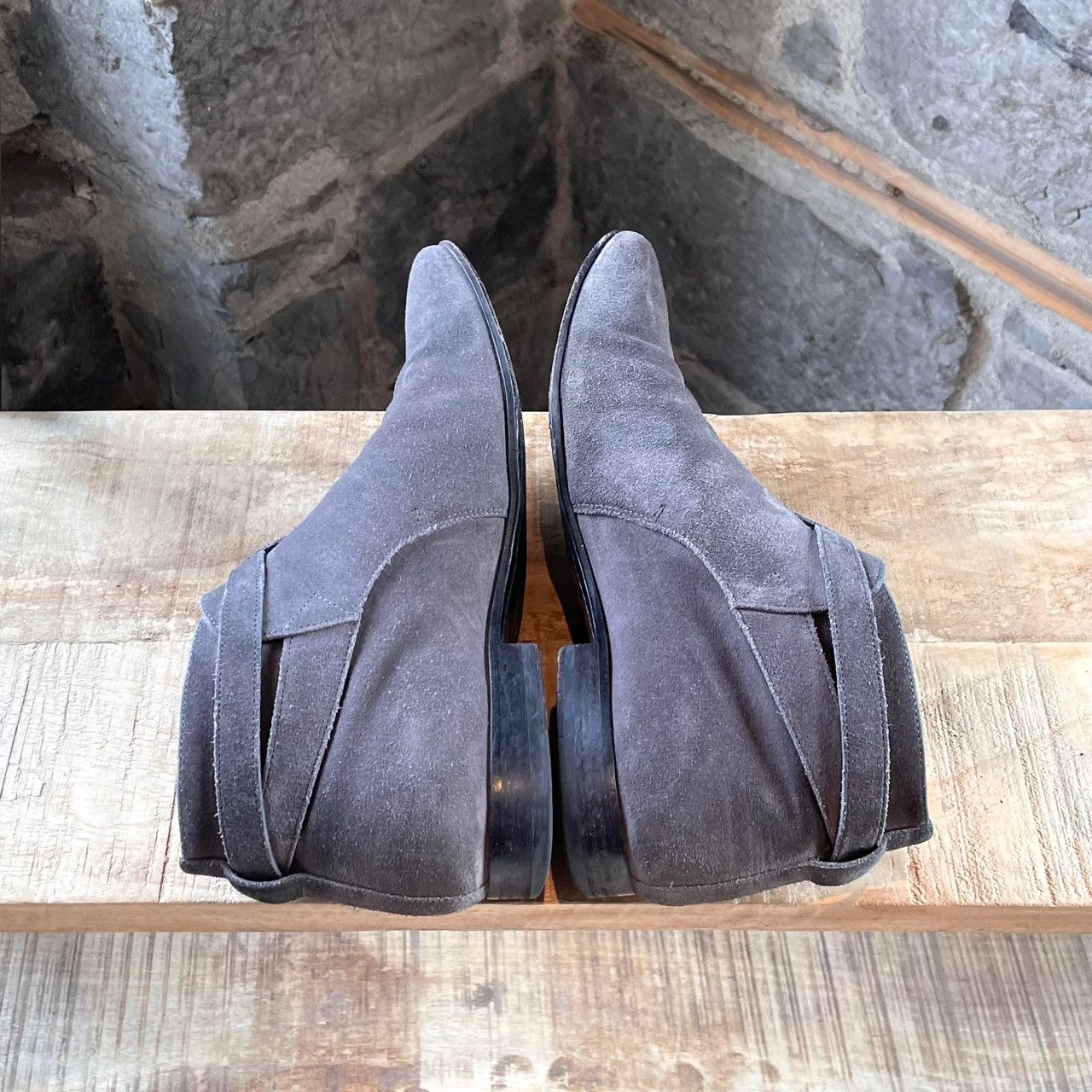 Saint Laurent Paris Saint Laurent Grey Suede London Jodhpur Boots Size US 8.5 / EU 41-42 - 7 Thumbnail