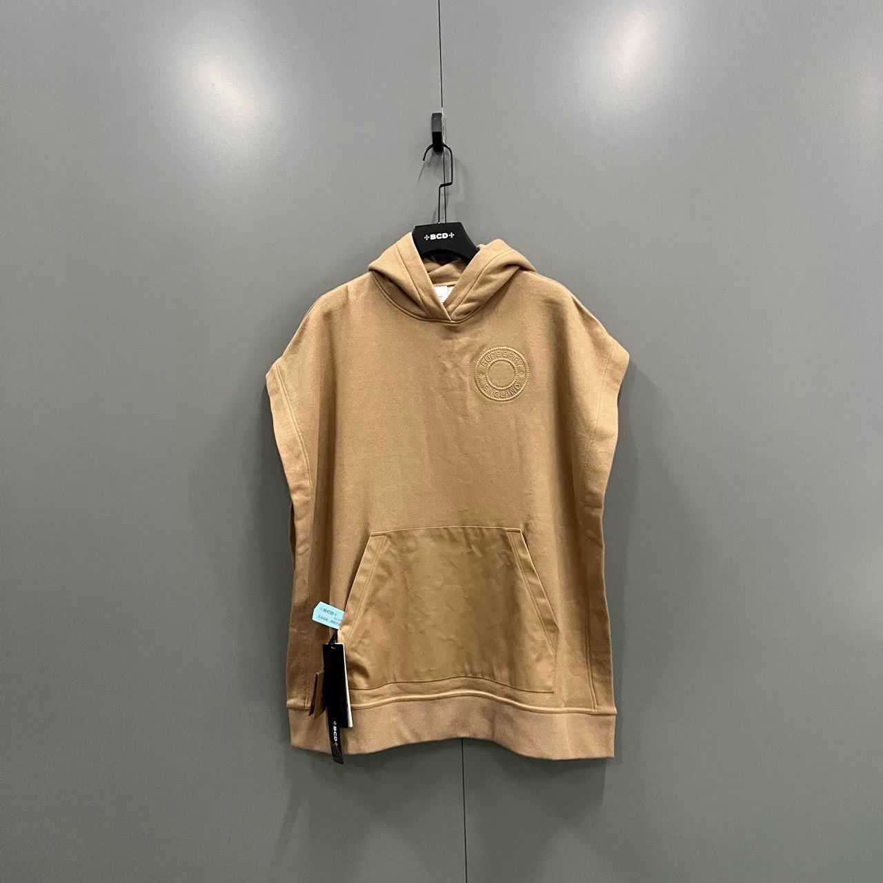 Burberry burberry khaki logo embroidery hoodie Size US M / EU 48-50 / 2 - 1 Thumbnail