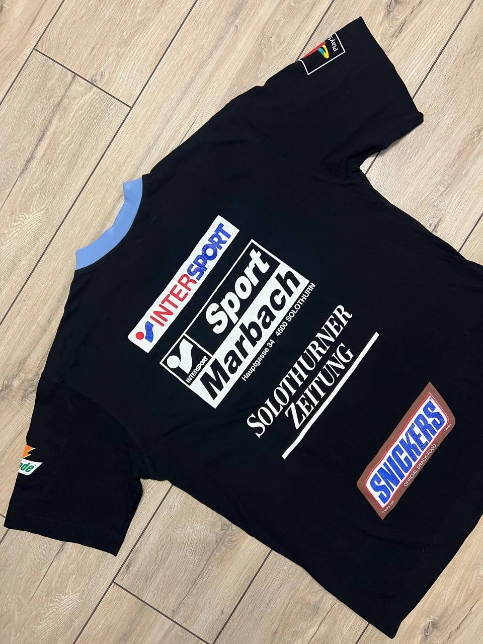 Puma Puma Vintage Street Soccer T-shirt Black sz M Credit Suisse Size US L / EU 52-54 / 3 - 2 Thumbnail