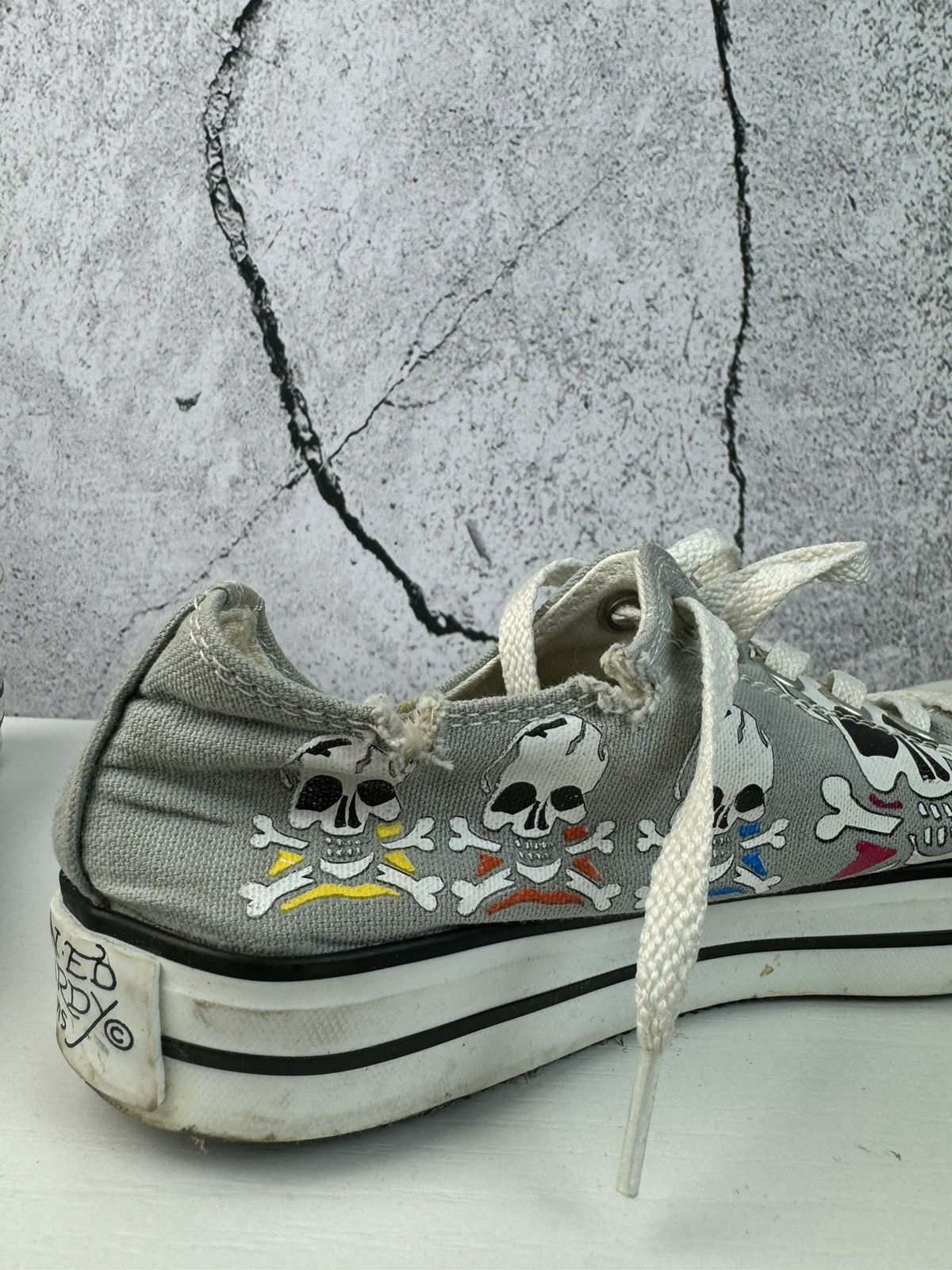 Ed Hardy Y2K vintage Ed hardy shoes sneakers avant garden Streetwear Size US 6.5 / IT 36.5 - 7 Thumbnail