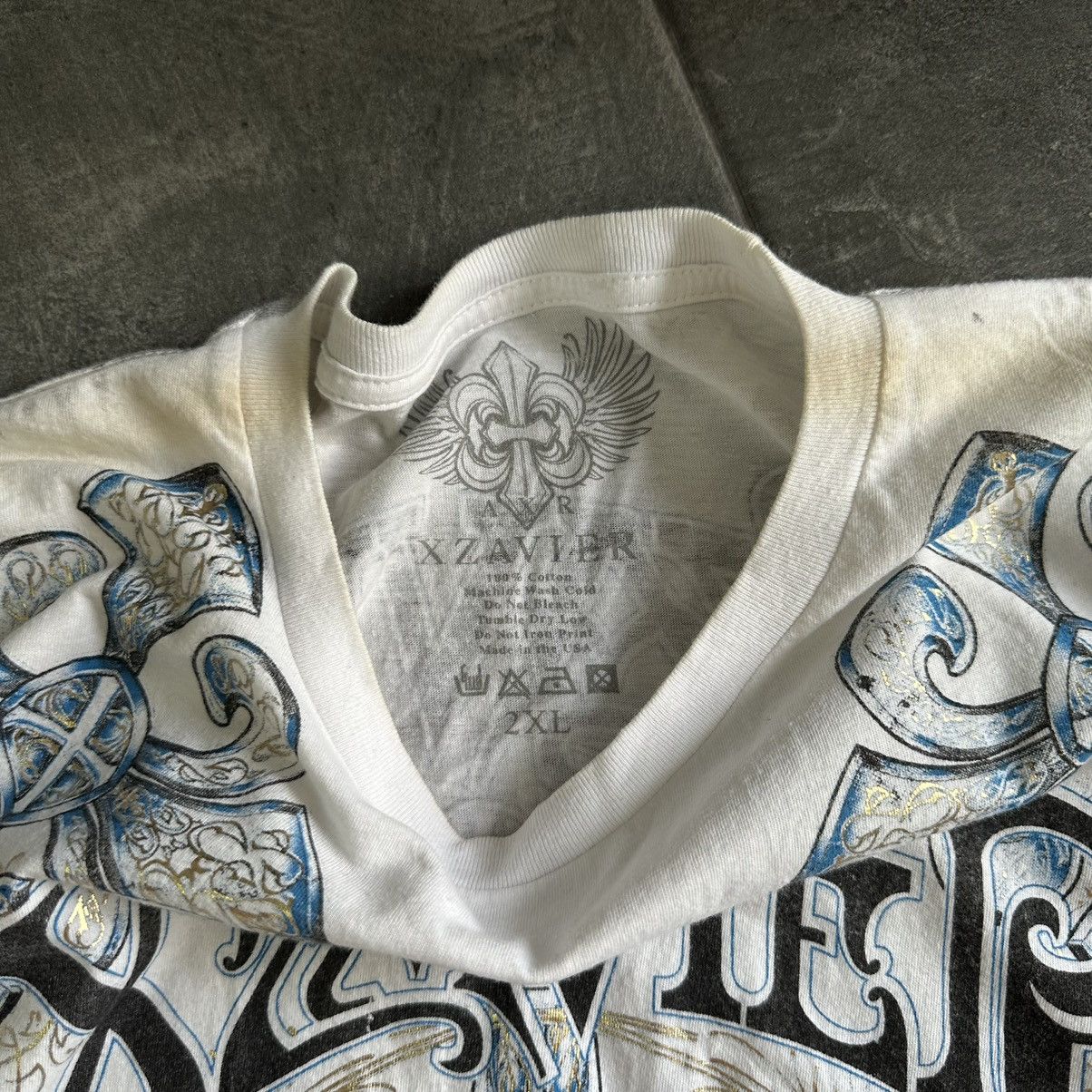 Japanese Brand × Vintage Vintage AXR Xzavier T-shirts Big Logo Band Affliction Y2K Size US XXL / EU 58 / 5 - 16 Thumbnail