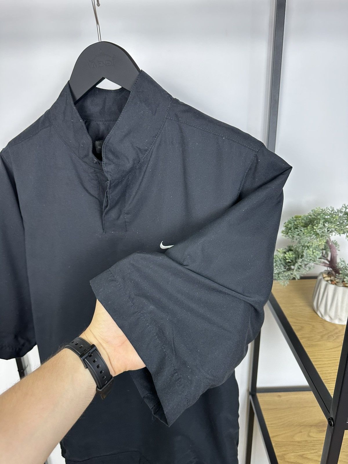 Nike Nike Golf Nylon Swoosh 1/4 Vintage Jersey T Shirt Tee Men’s Size US S / EU 44-46 / 1 - 6 Thumbnail