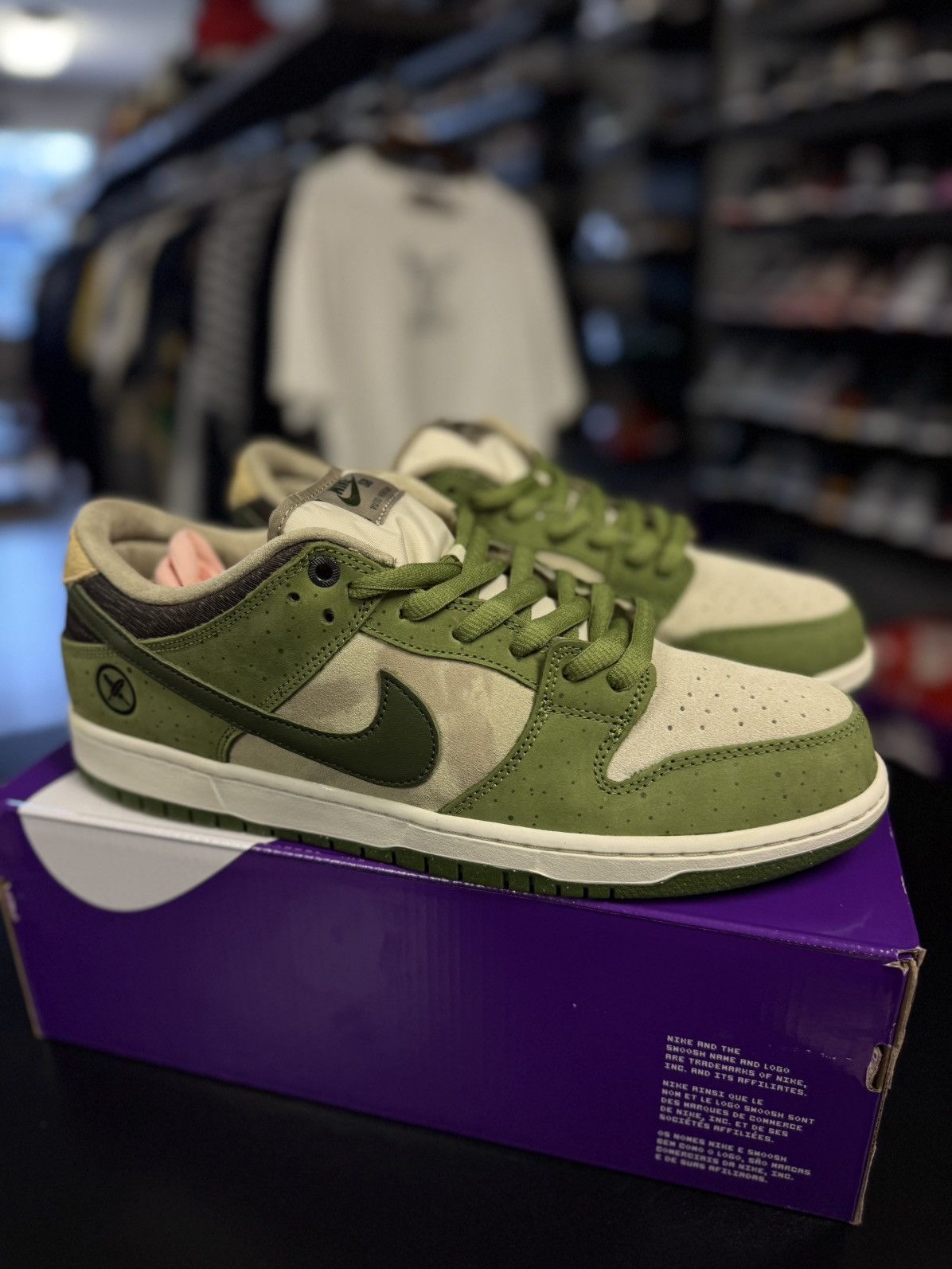 Nike Nike Dunk Low Yuto Horigome Matcha Size 12 (NEW) Size US 12 / EU 45 - 2 Thumbnail