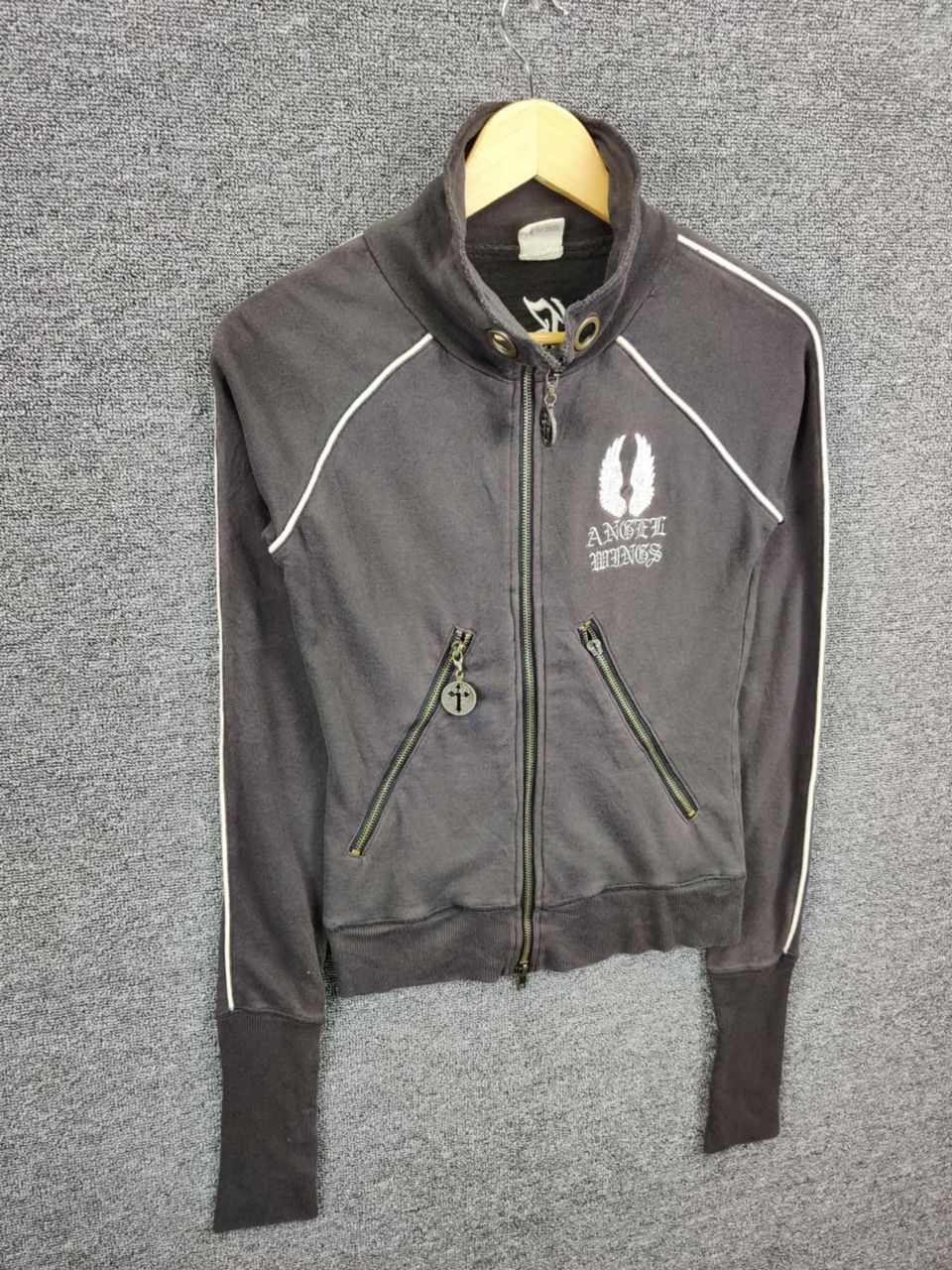 Vintage Vintage D.I.A Angels Wings Zipper Sweater Track Jacket Size US S / EU 44-46 / 1 - 5 Thumbnail