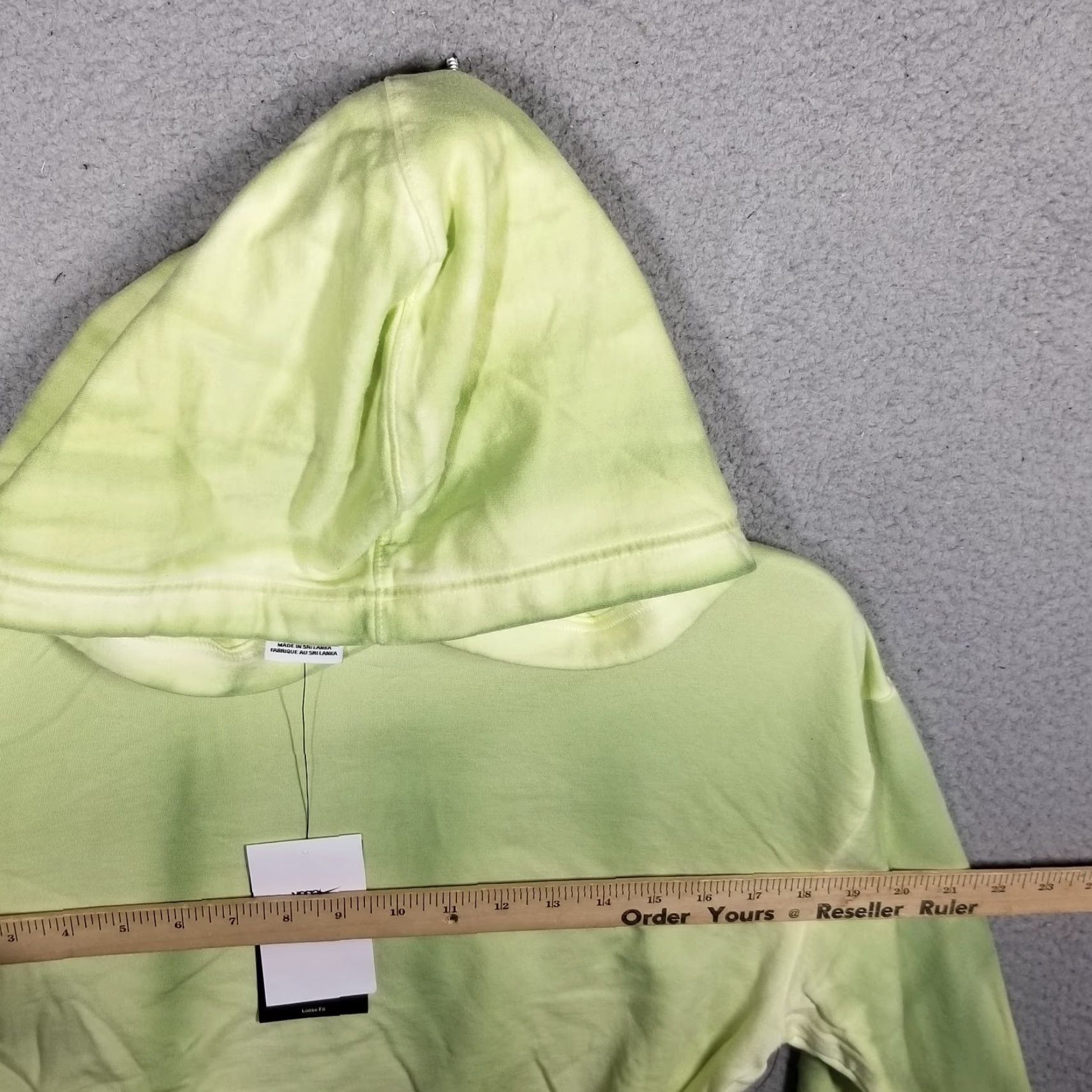 Nike Nike Fleece Hoodie Womens XS Pullover Outdoor Hooded Regular - Lemon Twist Yellow, Nike DN3711-736, 90s? Size XS / US 0-2 / IT 36-38 - 7 Thumbnail