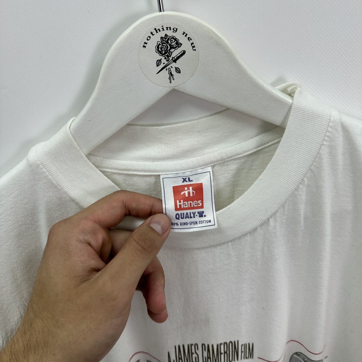 Vintage Vintage 90s James Cameron Titanic promo tee rare 1998 movie Size US XL / EU 56 / 4 - 7 Thumbnail