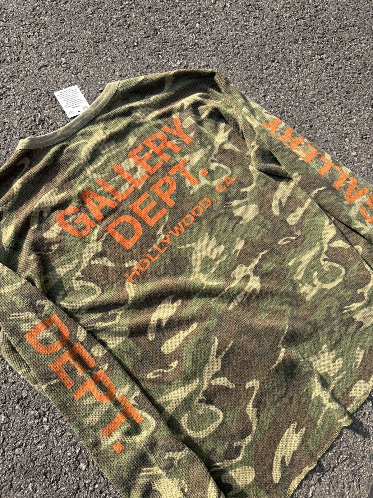 Gallery Dept. Gallery Dept Camo Waffle Thermal Long Sleeve Size US L / EU 52-54 / 3 - 2 Thumbnail