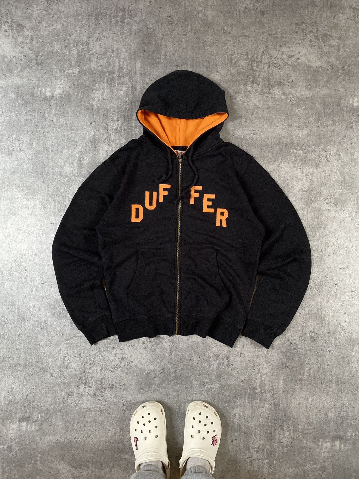Vintage Duffer full zip hoodie