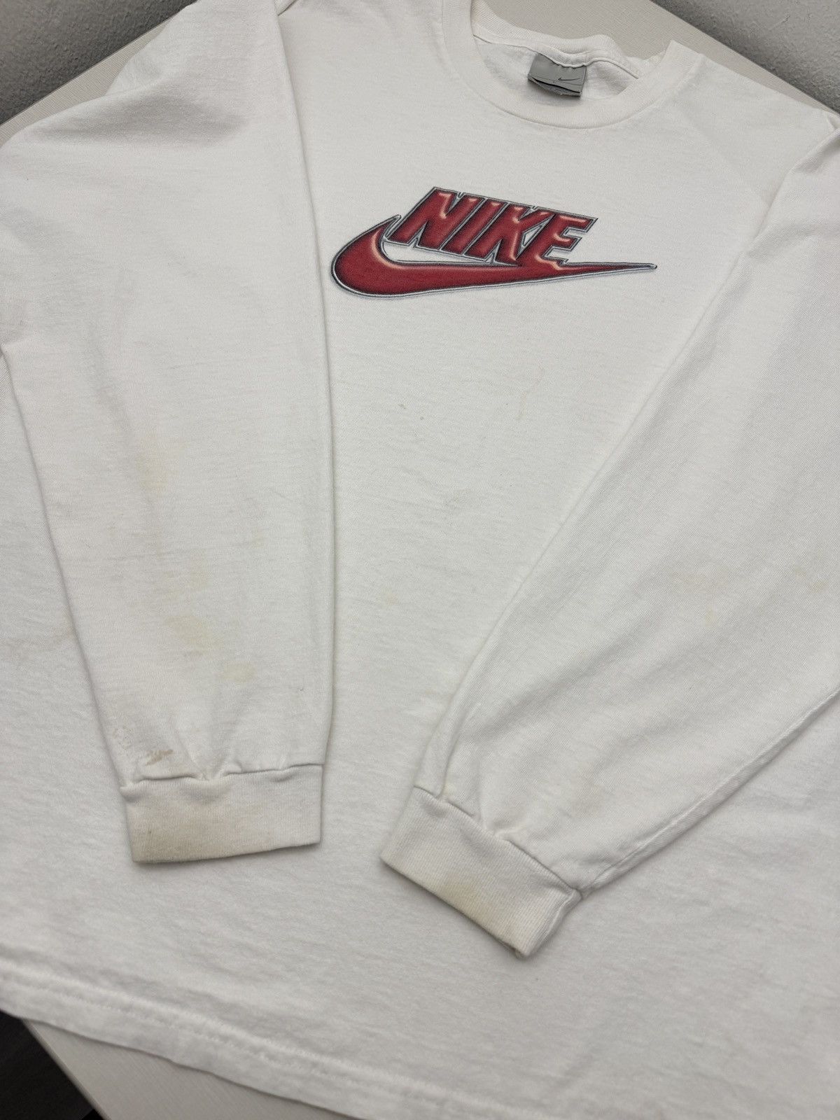 Nike Vintage Y2K Nike Long Sleeve T Shirt OG Logo USA Large Size US L / EU 52-54 / 3 - 7 Thumbnail