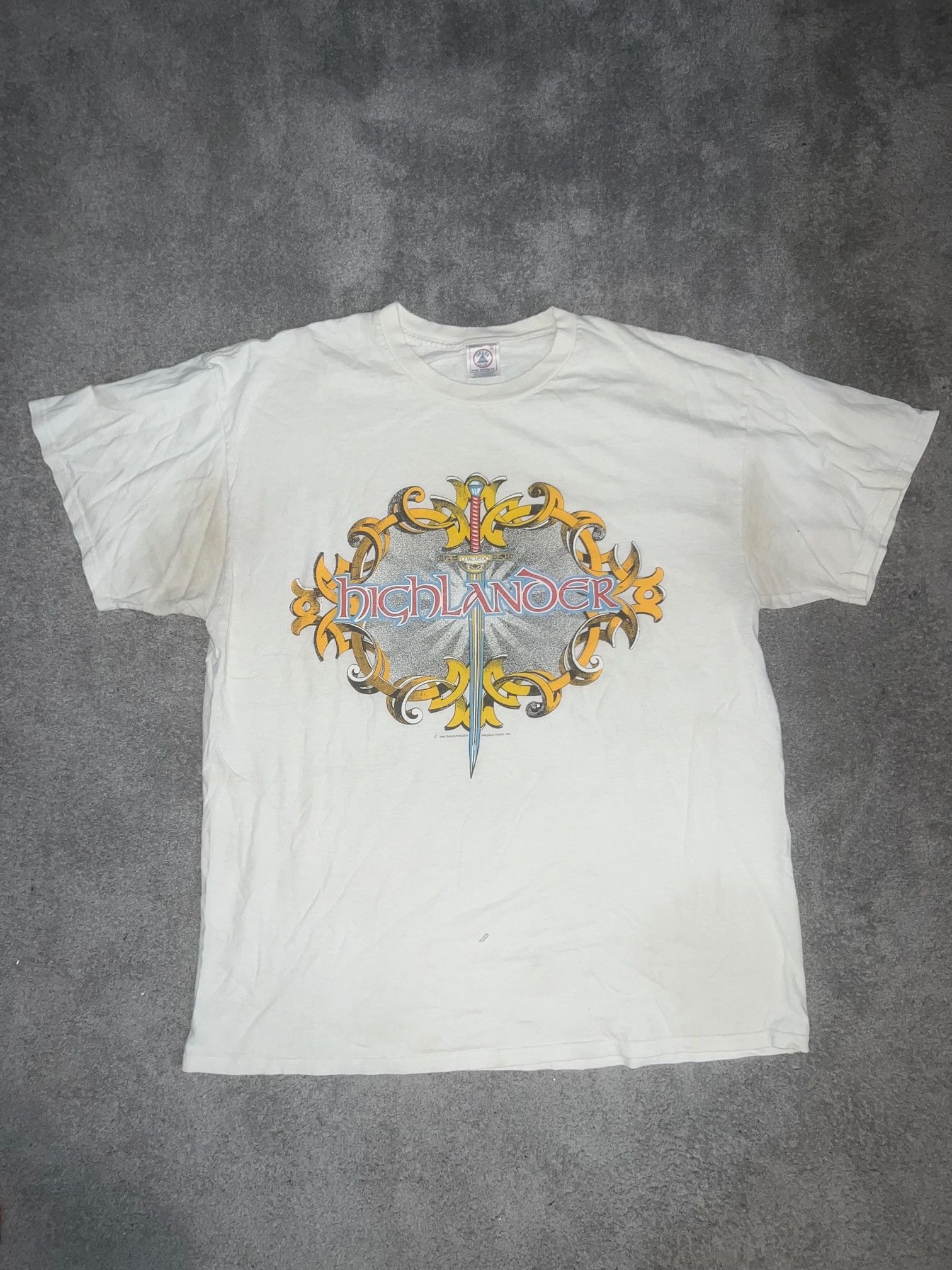 Vintage 1996 Highlander Promo Tee Size US XL / EU 56 / 4 - 1 Thumbnail