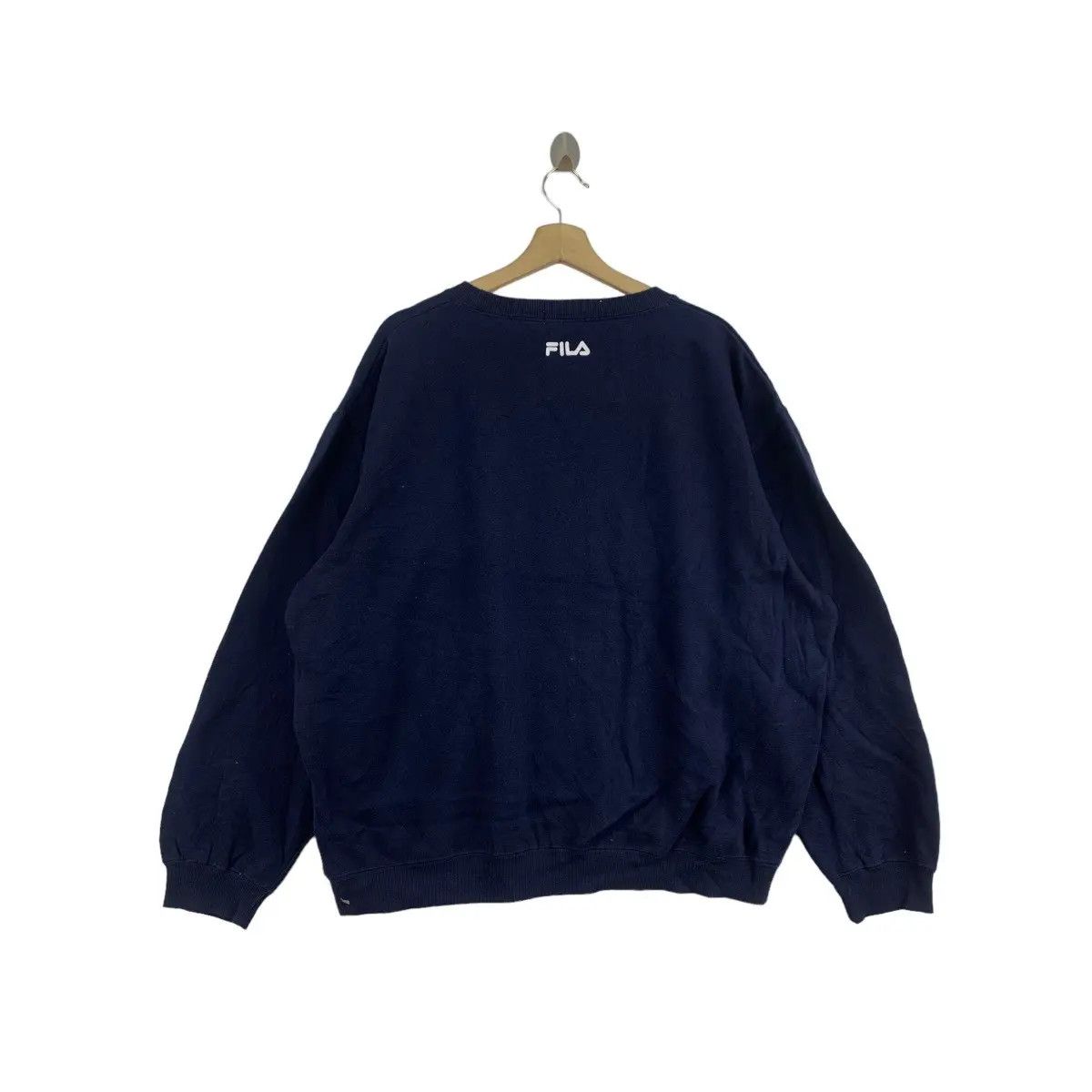 Fila Vintage FILA BIELLA ITALIA Embroidered Logo Sweatshirt Size 3XL / US 20-22 - 5 Thumbnail