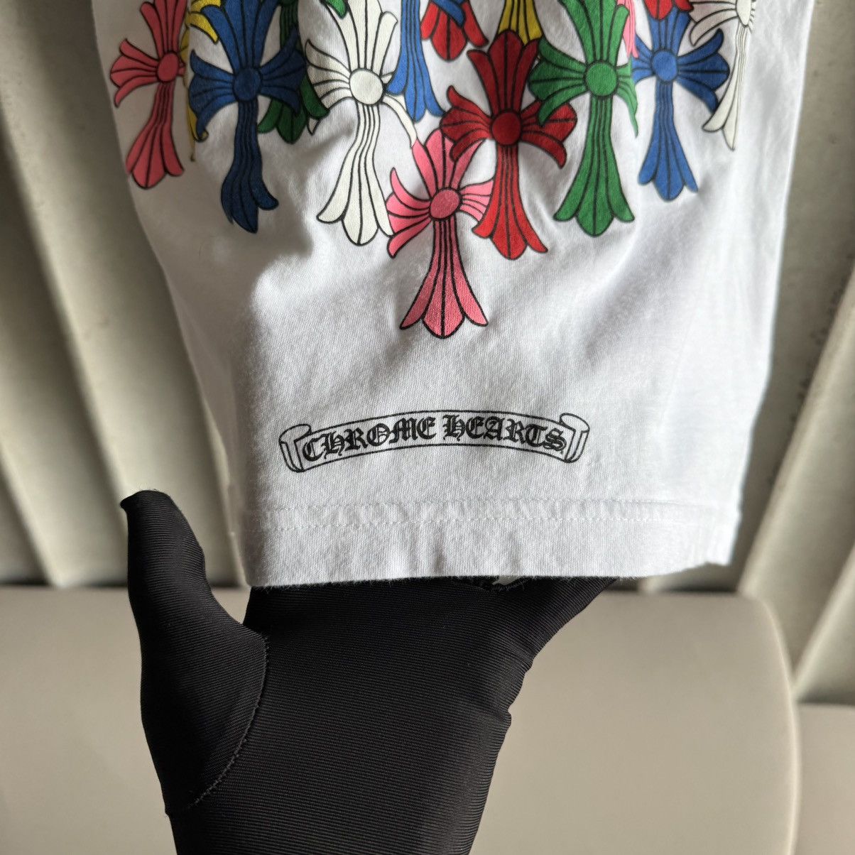 Chrome Hearts CHROME HEARTS TEE - MULTI COLOR CROSS Size US S / EU 44-46 / 1 - 6 Thumbnail