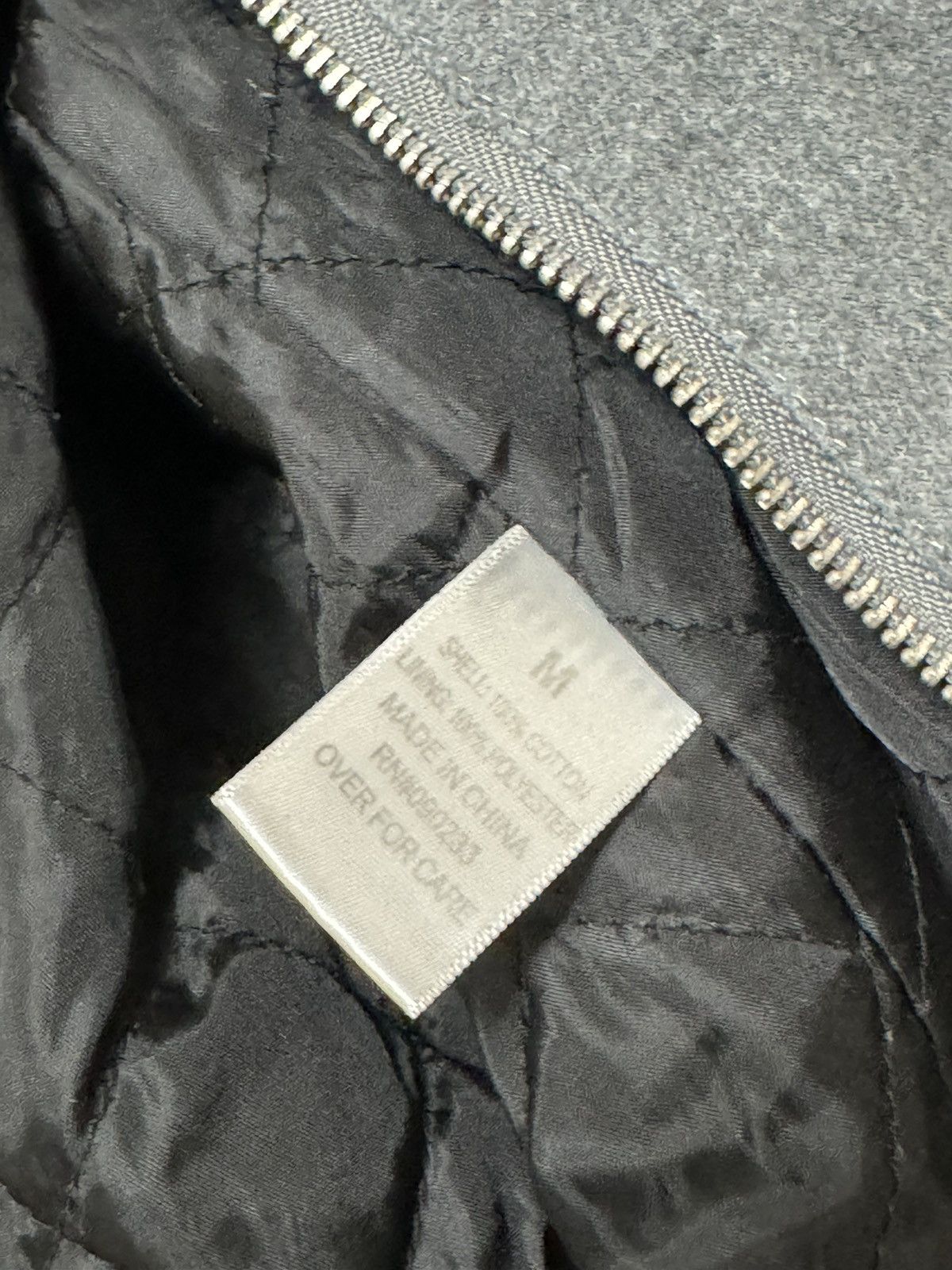 Essentials × FOG × Fear of God Fear of God Essentials OG Quilted Jacket Gray SZ Medium 💥 Size US M / EU 48-50 / 2 - 8 Thumbnail