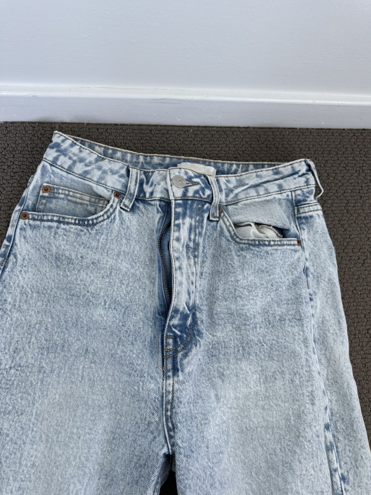 H&M COTTON ON JEANS Size 27" / US 4 / IT 40 - 2 Thumbnail