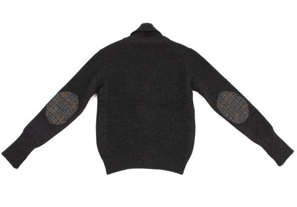 Junya Watanabe Jacket Elbow Patch Wool Knit Black Size US S / EU 44-46 / 1 - 9 Thumbnail