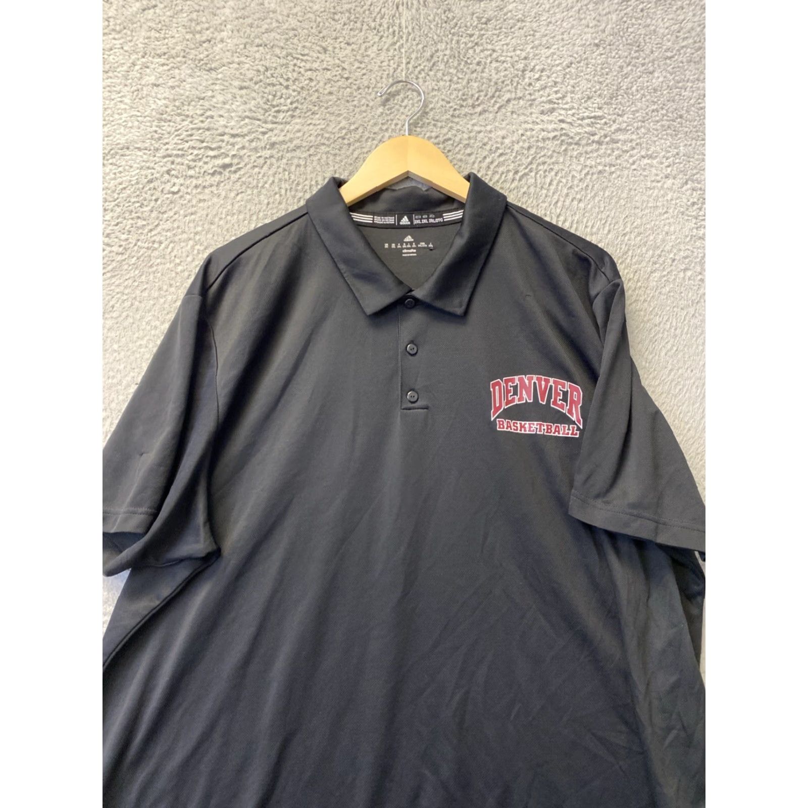 Adidas VINTAGE Adidas Men Short Sleeve Polo Shirt Climalite 2XL Activewear Black Size US XXL / EU 58 / 5 - 2 Thumbnail