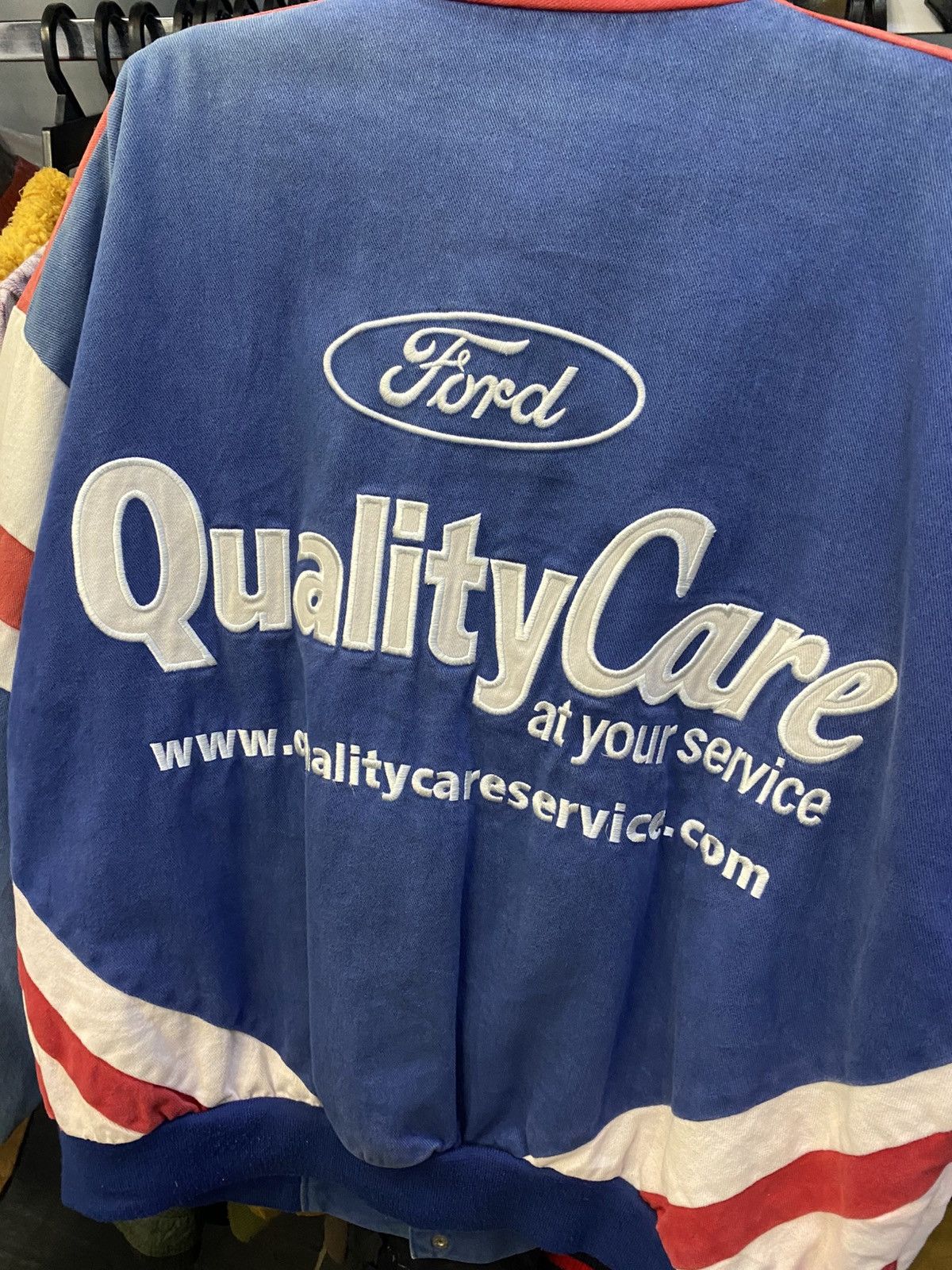 NASCAR OFFER ME NOW ‼️VTG NASCAR Racing Jacket Ford 🔥 Size US XL / EU 56 / 4 - 13 Thumbnail