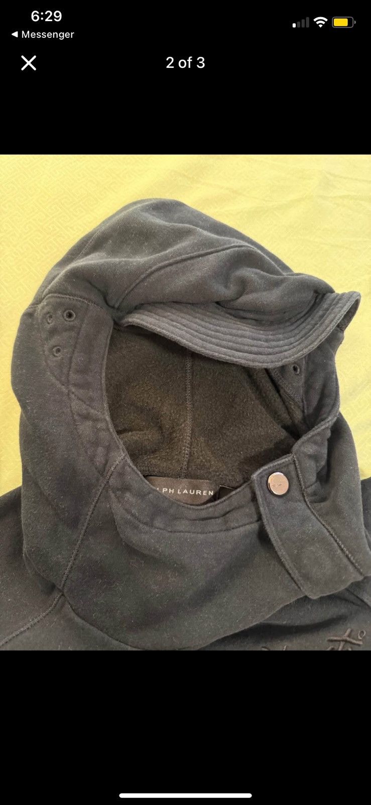 Ralph Lauren Black Label Ralph Lauren Black Label Kanji Japanese Hoodie Size US M / EU 48-50 / 2 - 2 Thumbnail