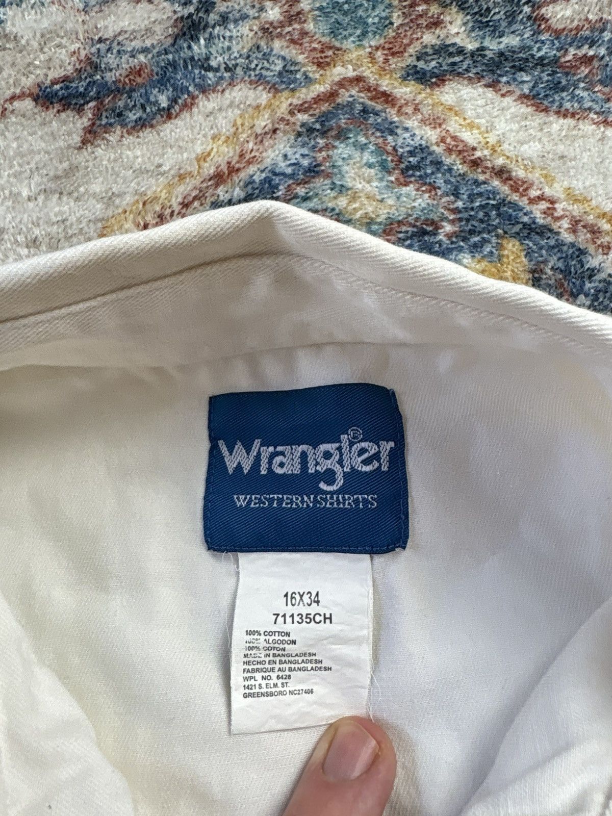 Wrangler Vintage Wrangler Manitoba White Button-up Shirt Size XL Size US XL / EU 56 / 4 - 3 Thumbnail
