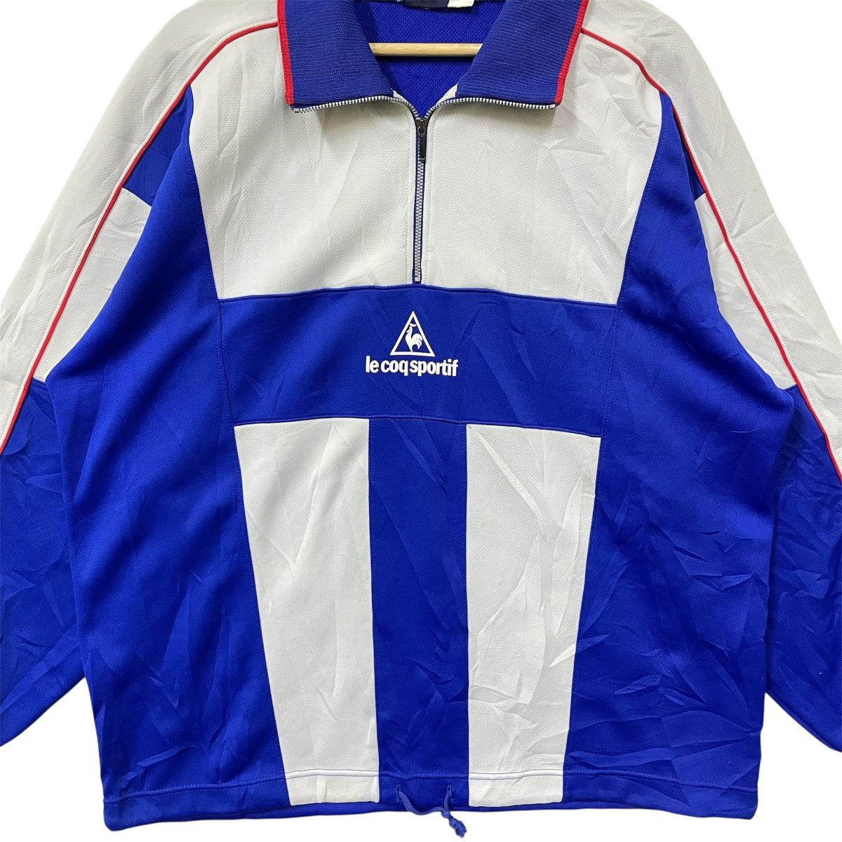 Le Coq Sportif Vintage Le coq Sportif Center logo half zipper Size US XL / EU 56 / 4 - 3 Thumbnail