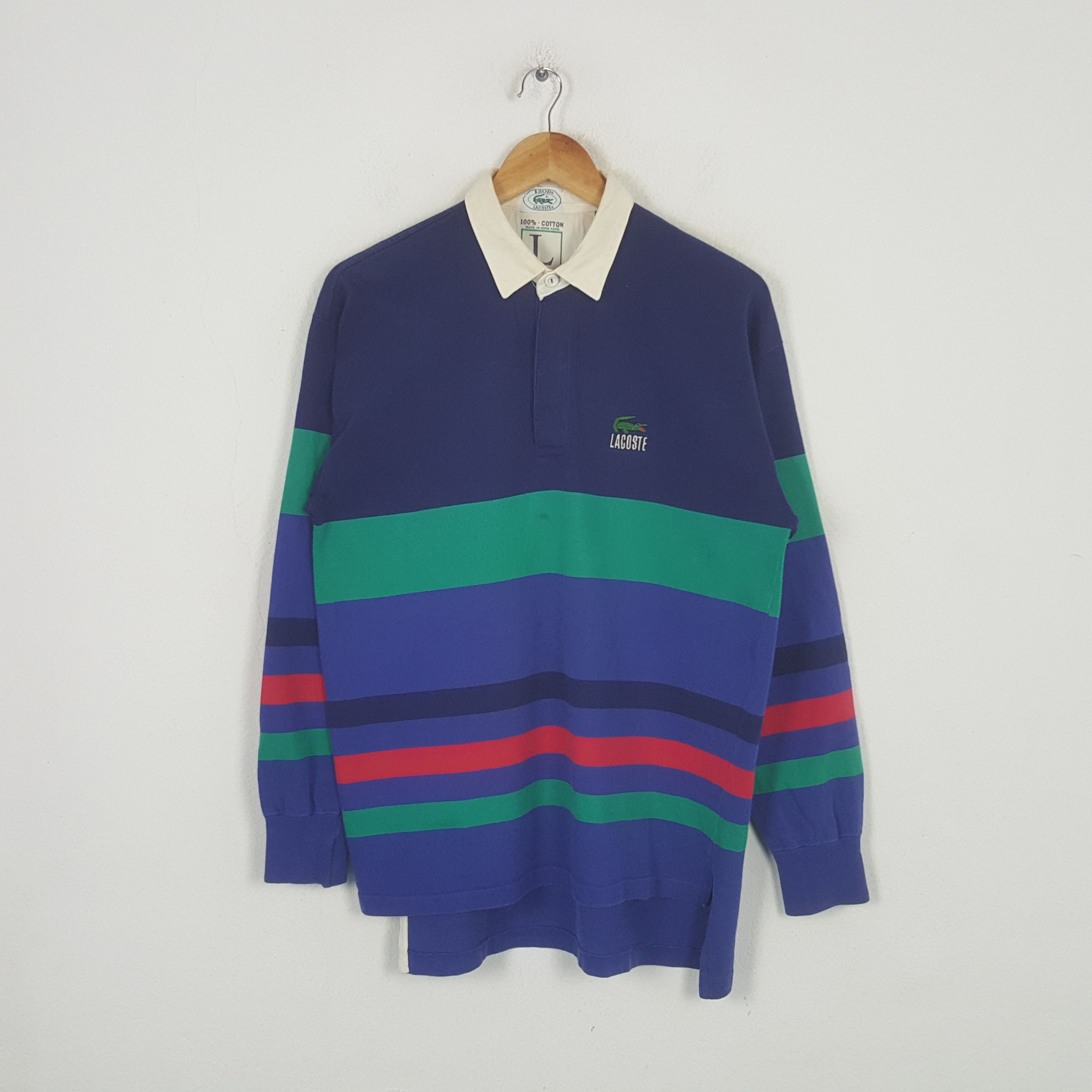 Lacoste Vintage Lacoste Sport Style Rugby Polos RR2 Size US S / EU 44-46 / 1 - 1 Thumbnail