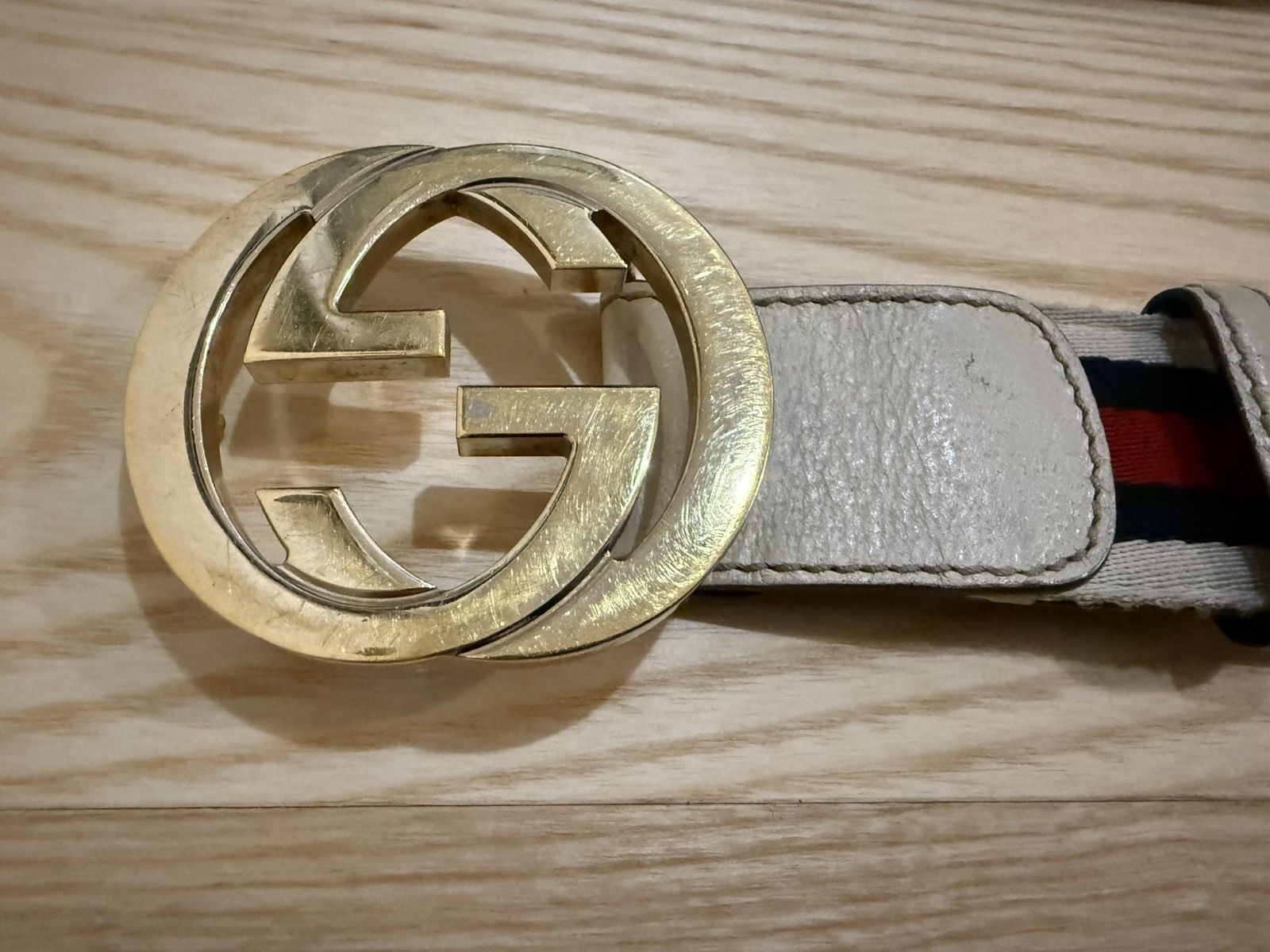 Gucci Vintage Gucci (114876•480199•95•38) belt 38/95 (Super Rare) Size 38 - 2 Thumbnail
